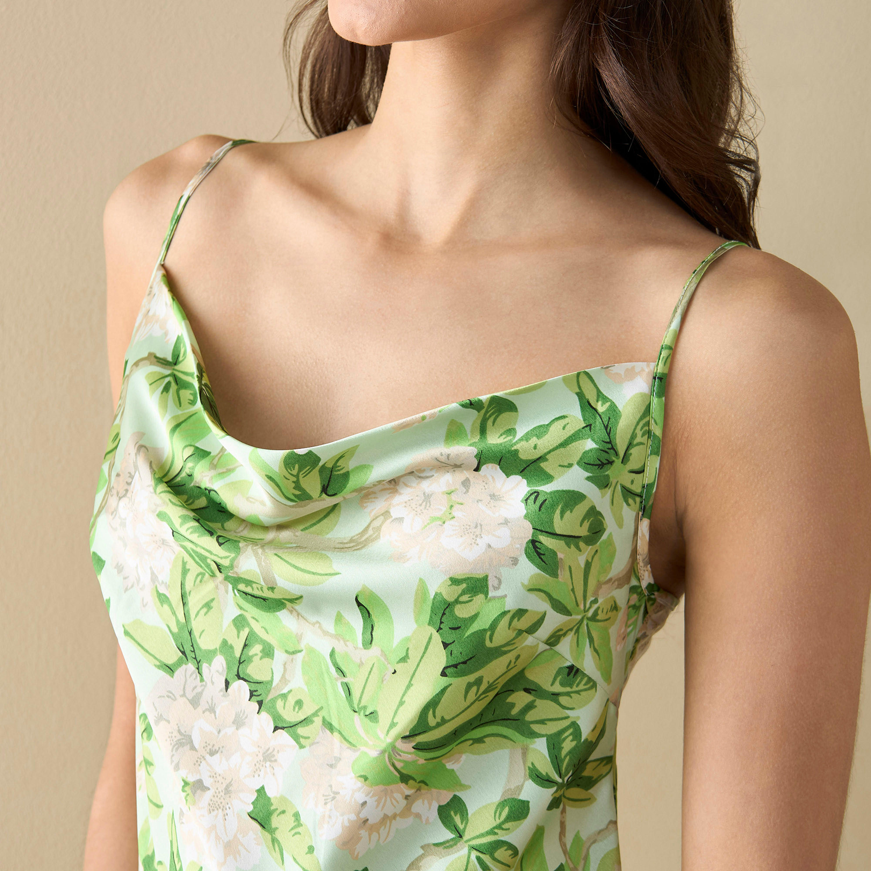 All-Over Floral Print Slip Dress with Cowl Neck and Spaghetti Straps-women-clothing-nightwear-nighties-image-4