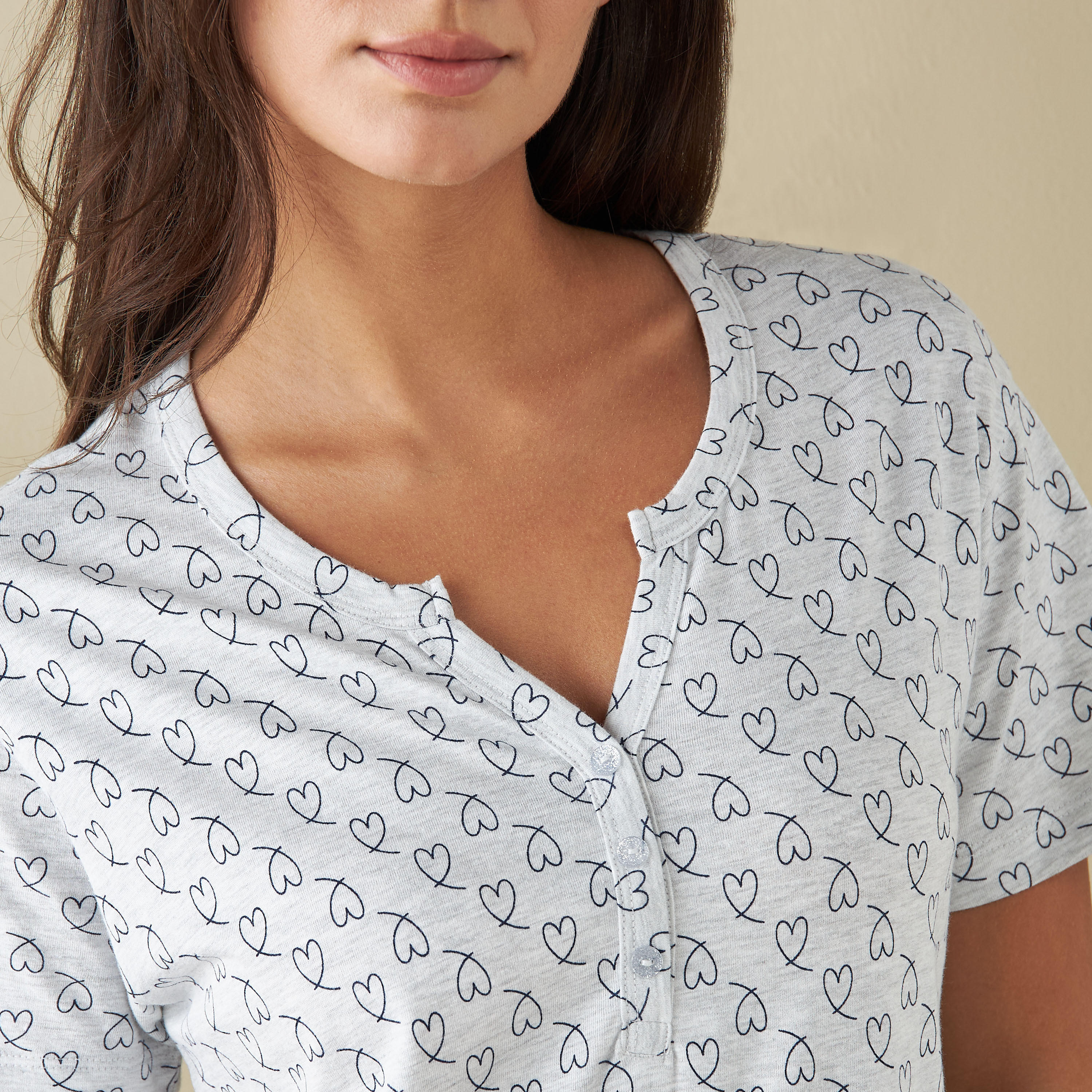 قميص نوم بأكمام قصيرة وطبعات-women-clothing-nightwear-nighties-image-4