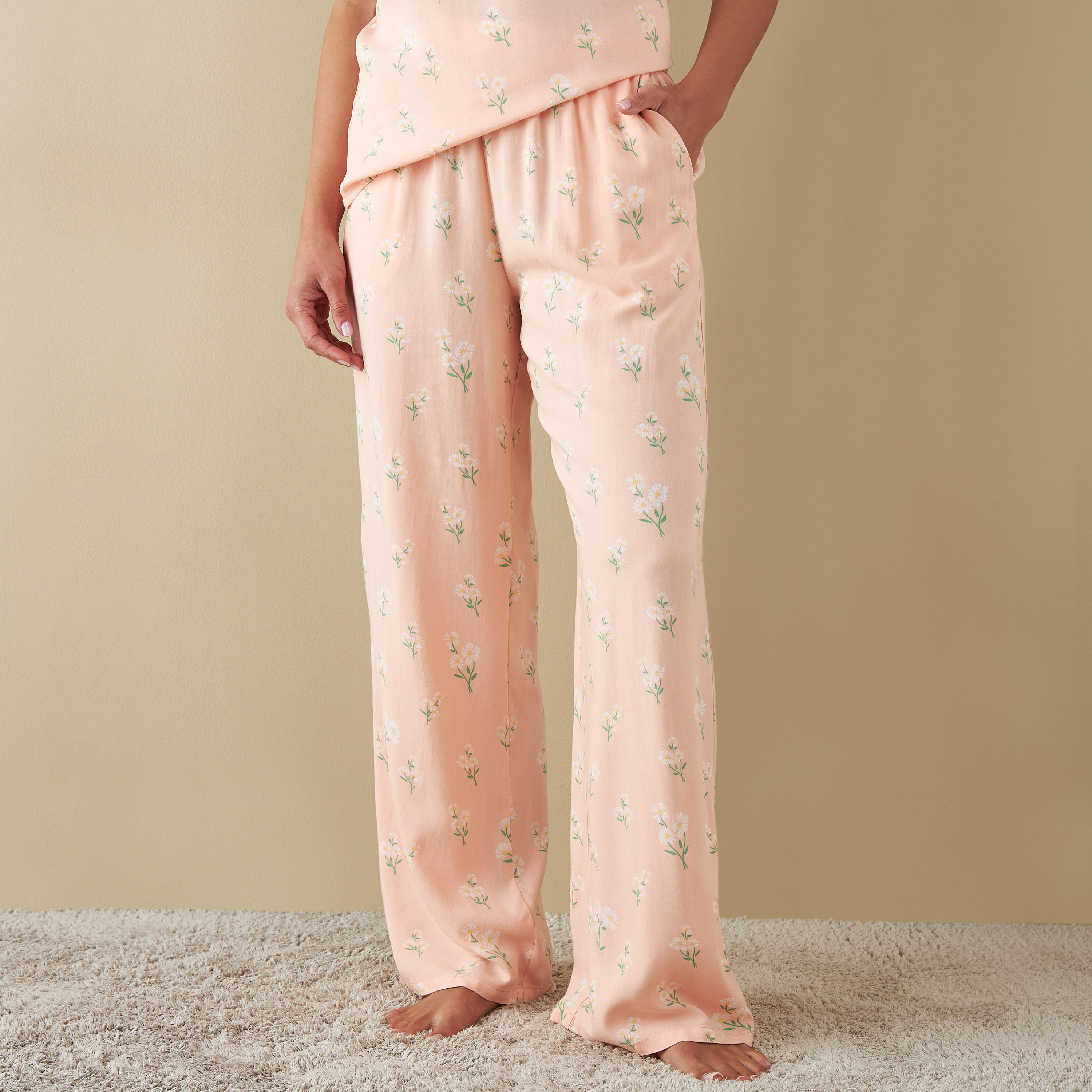 All-Over Floral Print Shirt and Pyjama Set-women-clothing-nightwear-pyjamas-longsets-image-3