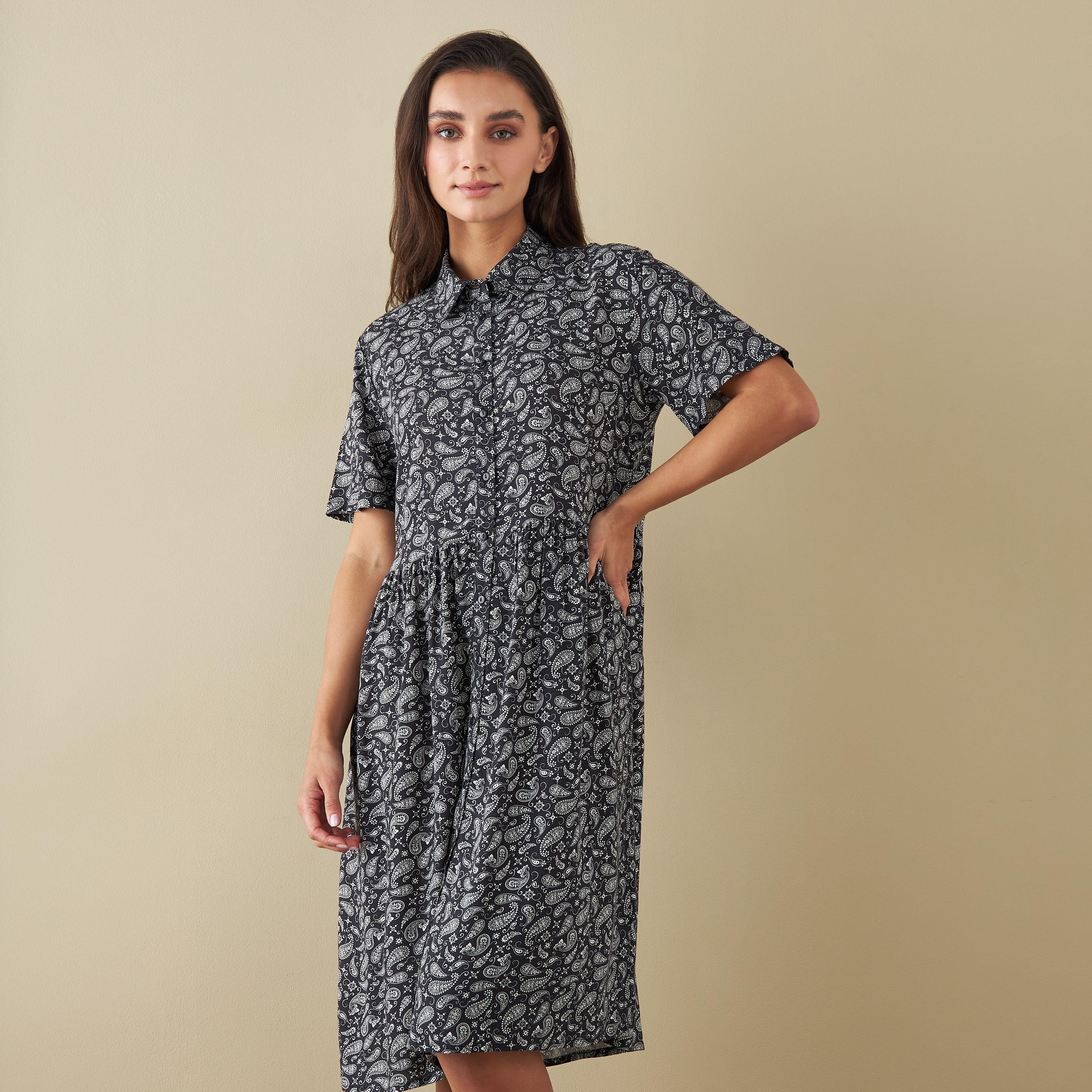 قميص نوم بأكمام قصيرة وطبعات-women-clothing-nightwear-nighties-image-1