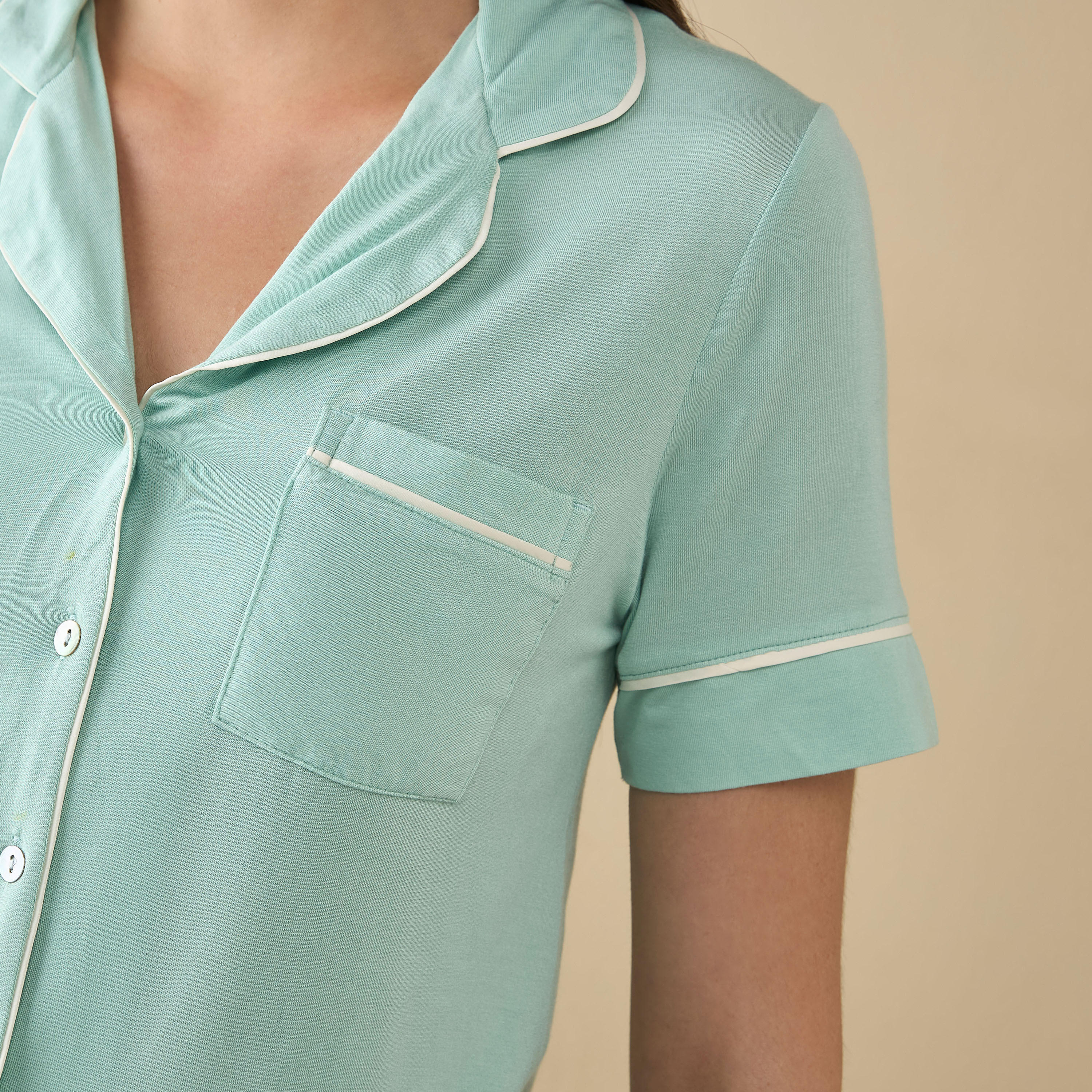 طقم بنطلون بيجاما وقميص بياقة مطوية-women-clothing-nightwear-pyjamas-longsets-image-5