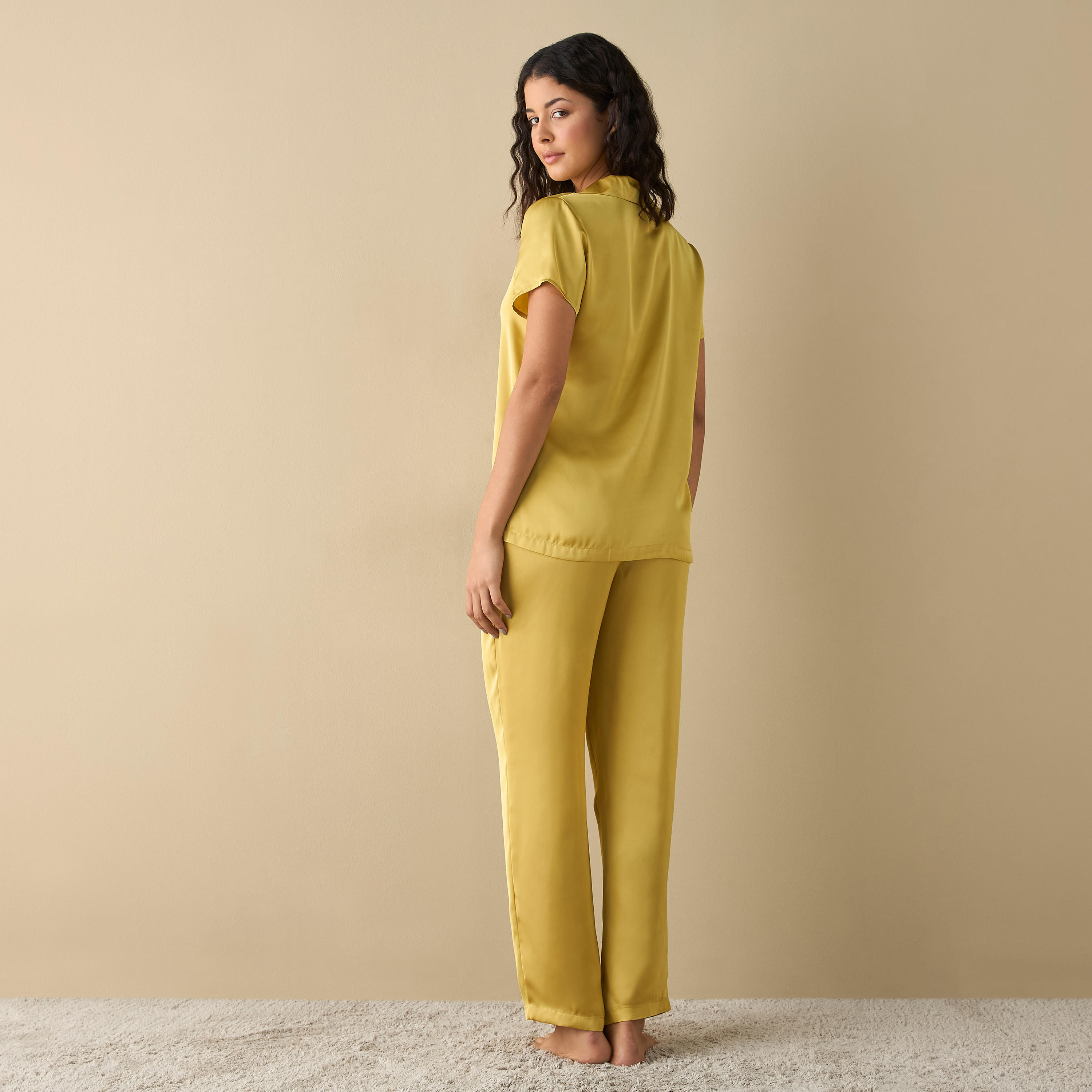 Camp Collar Shirt and Pyjama Set-women-clothing-nightwear-pyjamas-longsets-image-3