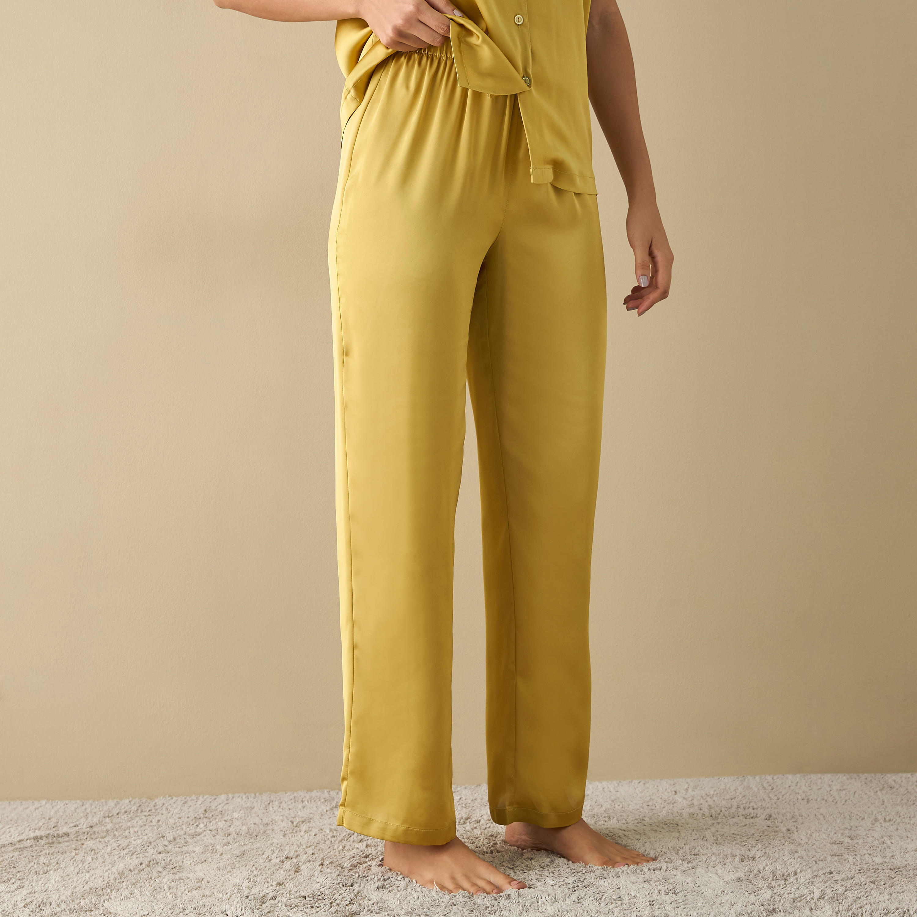 Camp Collar Shirt and Pyjama Set-women-clothing-nightwear-pyjamas-longsets-image-4