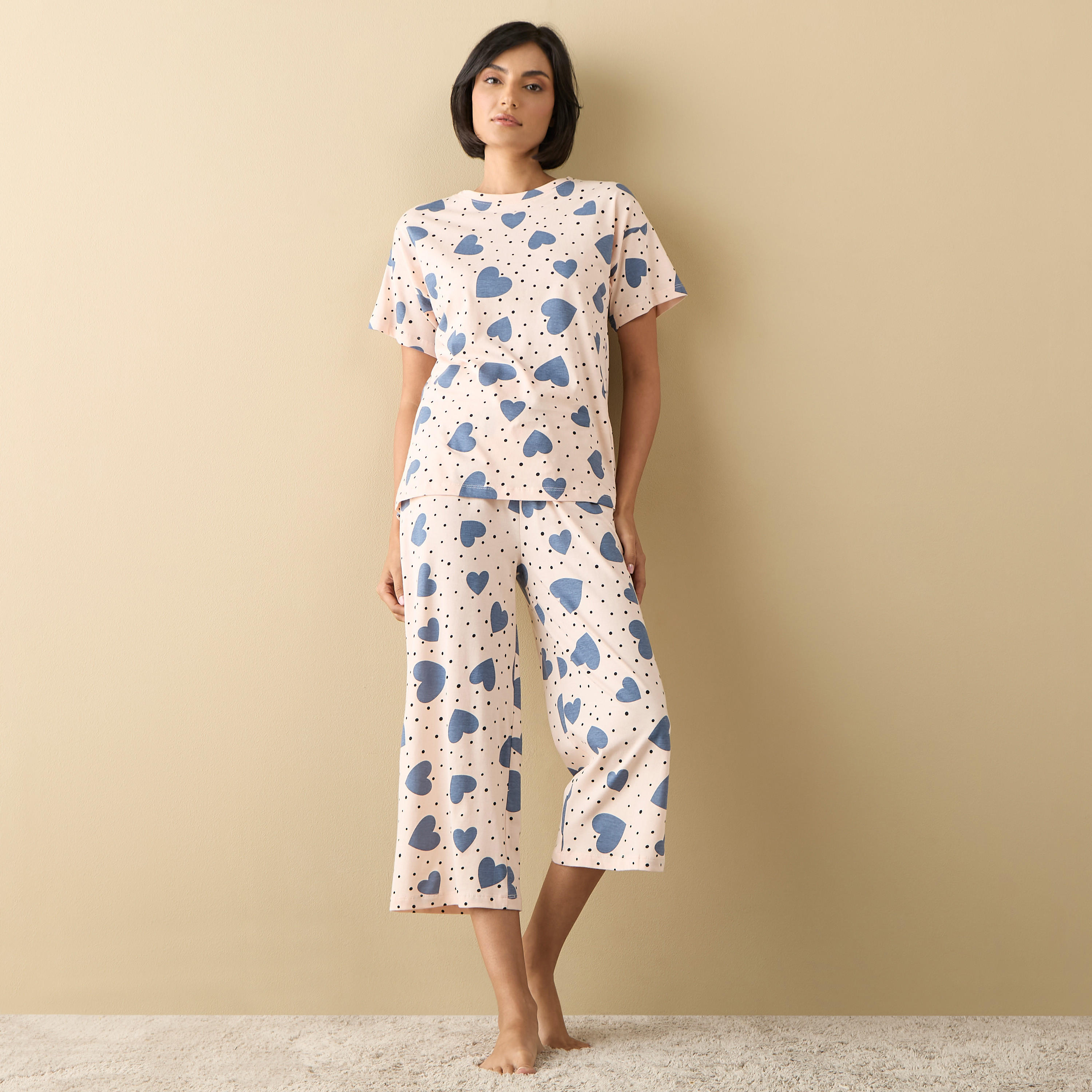 بنطلونات بيجاما متنوعة بخصر مطّاطي - طقم من قطعتين-women-clothing-nightwear-pyjamas-bottoms-image-15