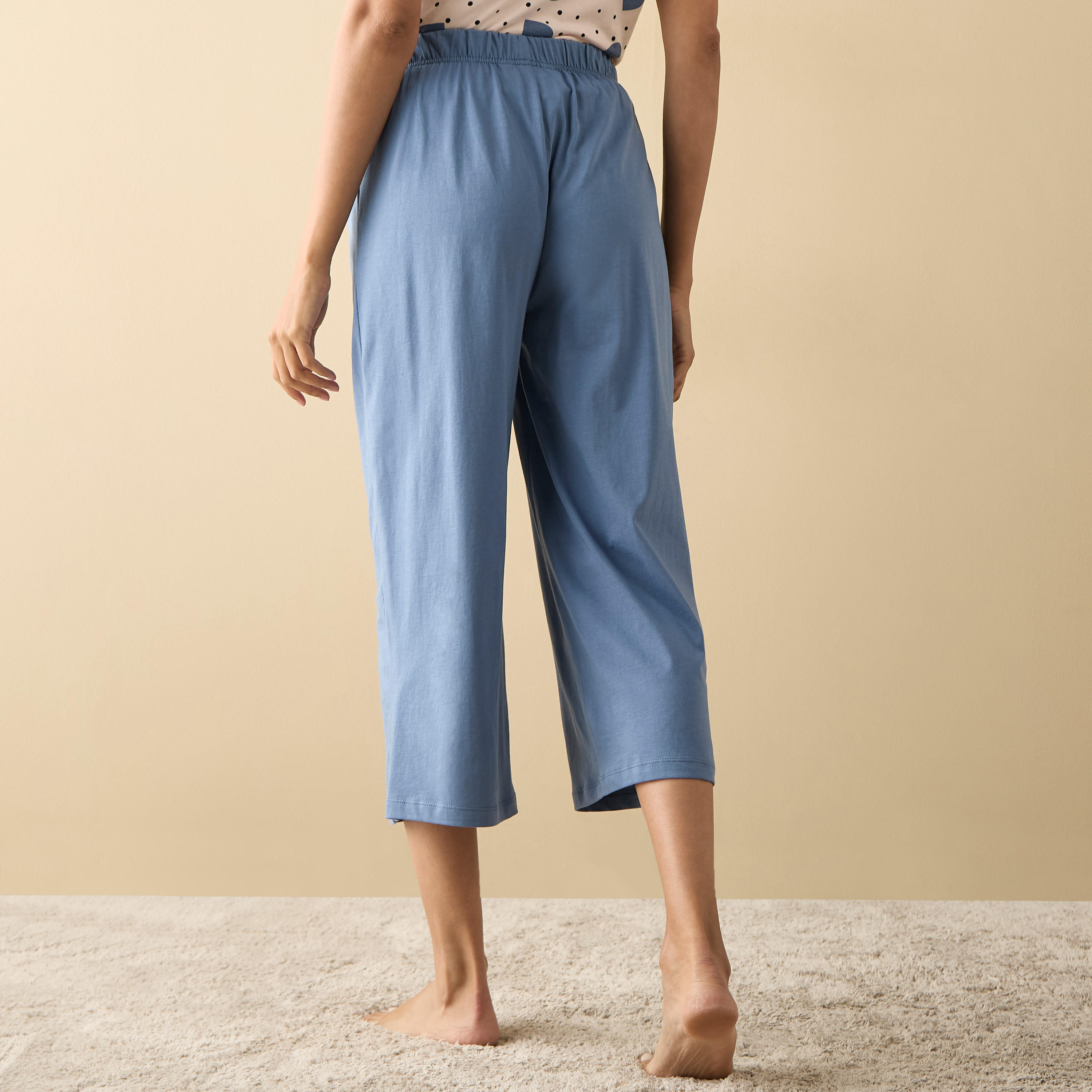 بنطلونات بيجاما متنوعة بخصر مطّاطي - طقم من قطعتين-women-clothing-nightwear-pyjamas-bottoms-image-19