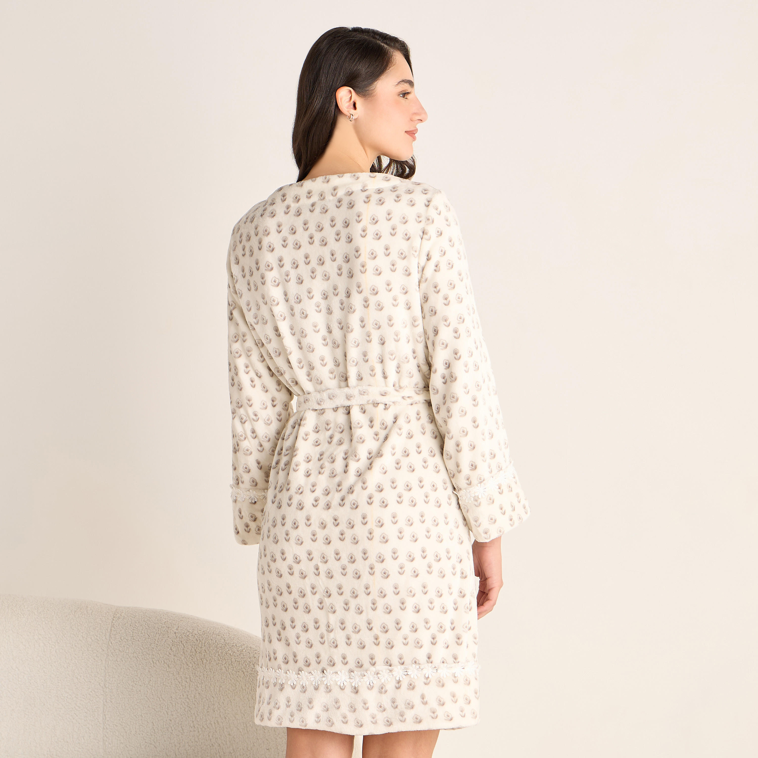 Textured Robe with Tie-Up Belt and Pockets-women-clothing-nightwear-robes-image-3