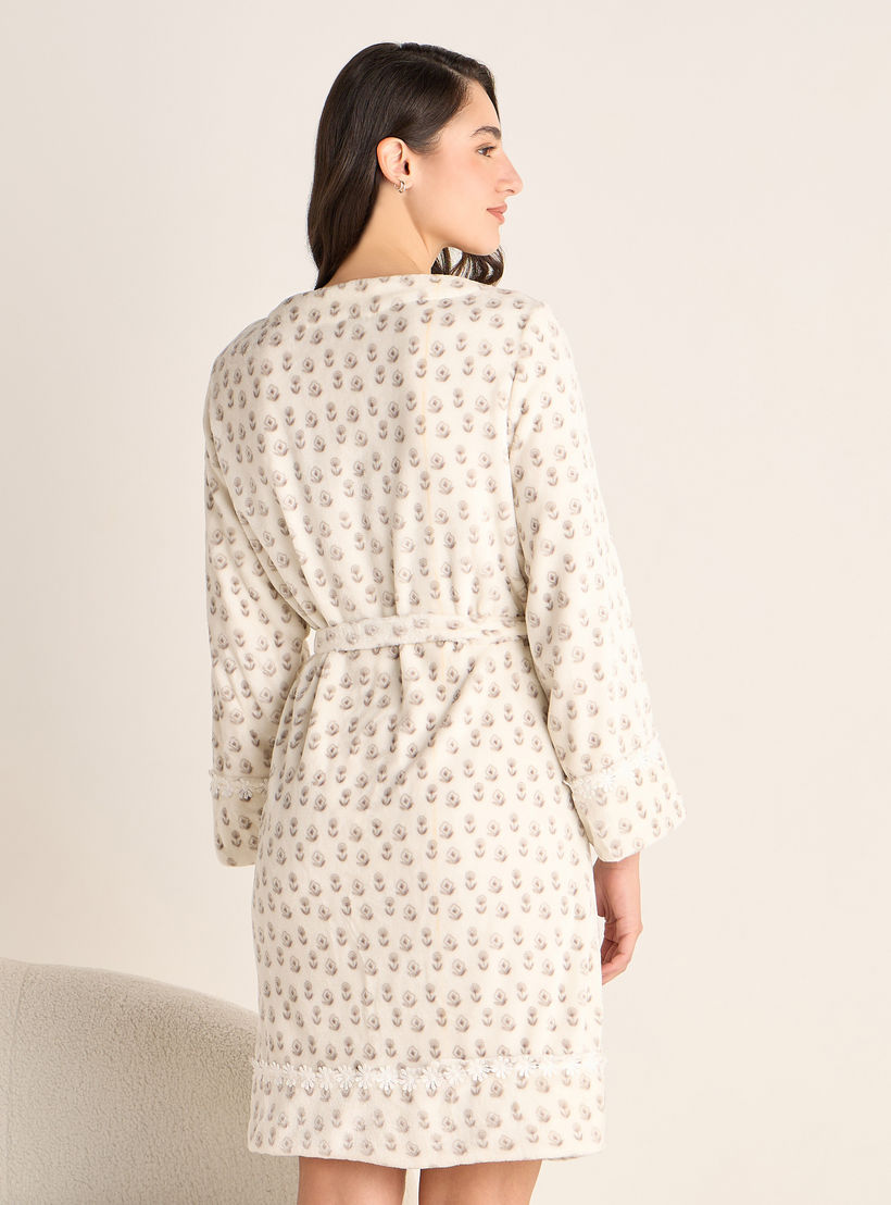 Textured Robe with Tie-Up Belt and Pockets-women-clothing-nightwear-robes-image-3