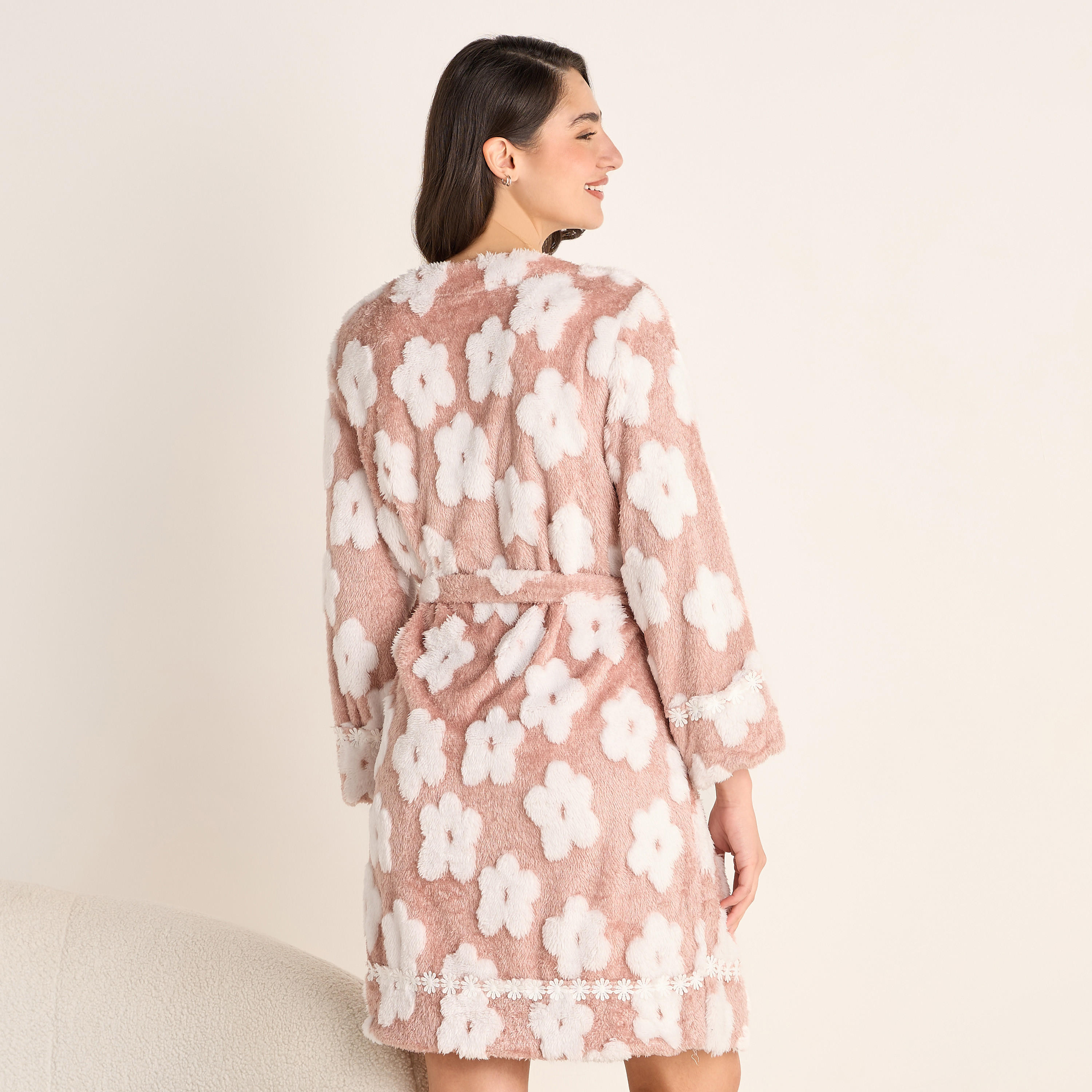 Textured Robe with Tie-Up Belt and Pockets-women-clothing-nightwear-robes-image-3