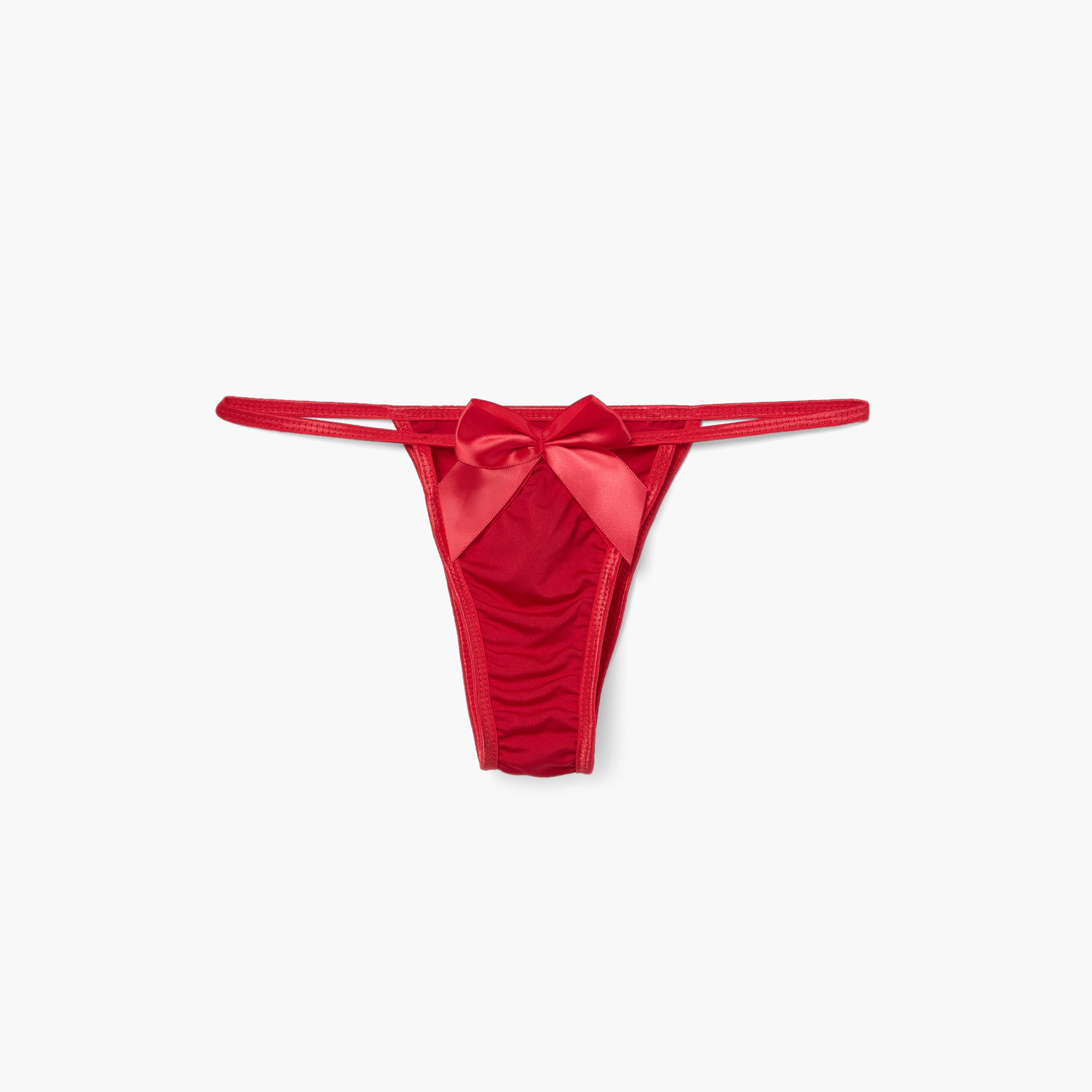 مجموعة ثونج وصدرية بحمالات وتزيينات فيونكة-women-clothing-lingerie-lingeriesets-image-3