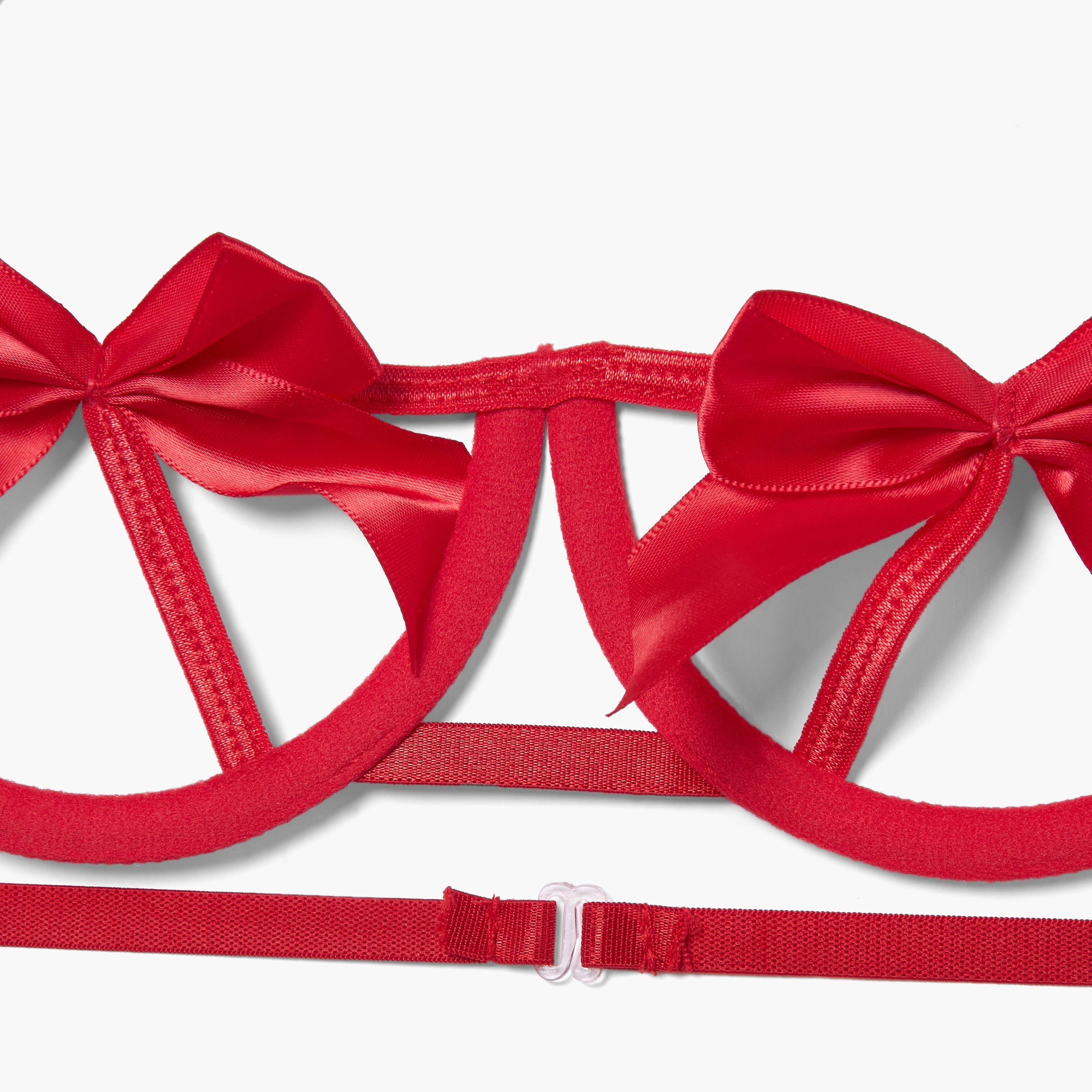 مجموعة ثونج وصدرية بحمالات وتزيينات فيونكة-women-clothing-lingerie-lingeriesets-image-4