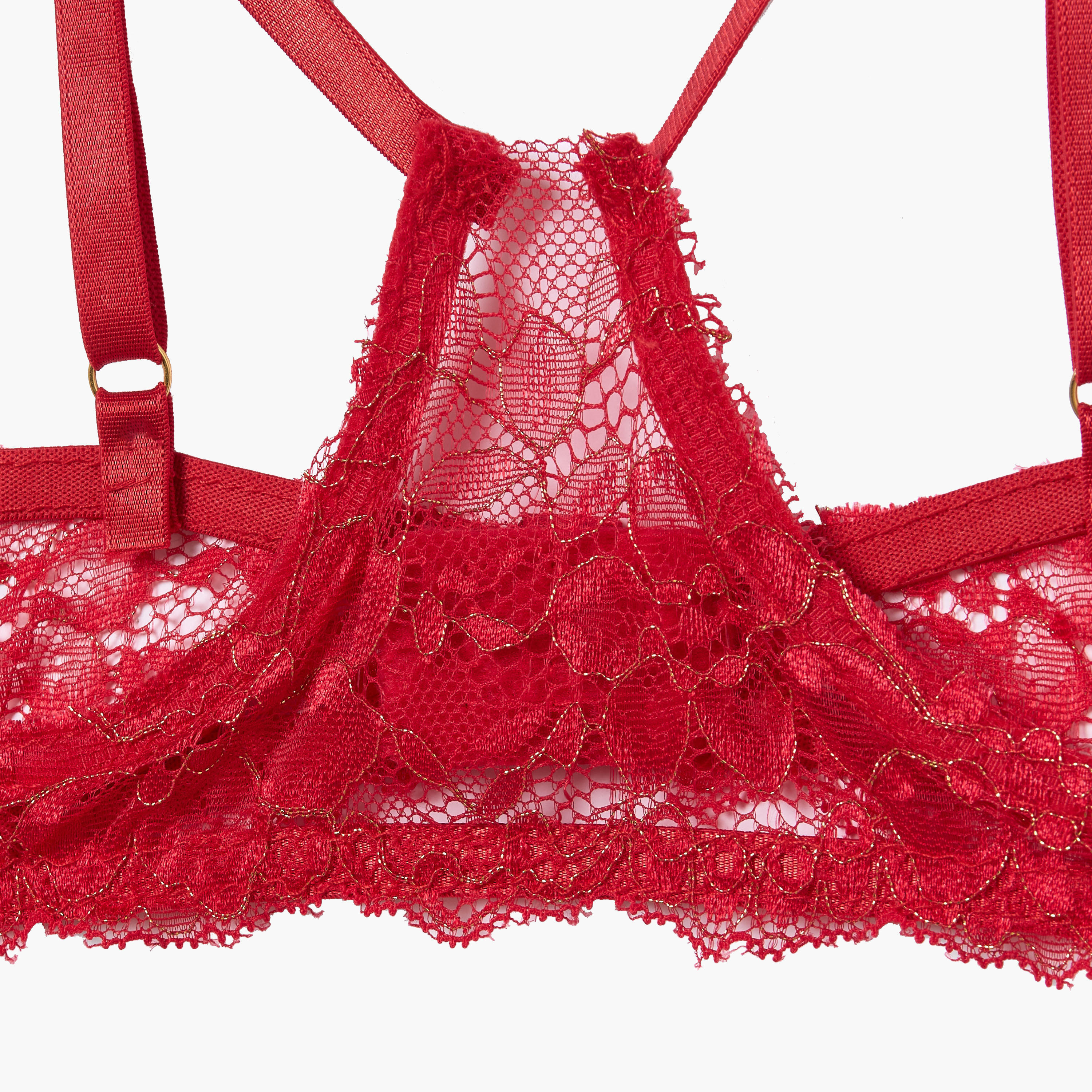 مجموعة ثونج وصدريّة بتفاصيل دانتيل-women-clothing-lingerie-lingeriesets-image-4