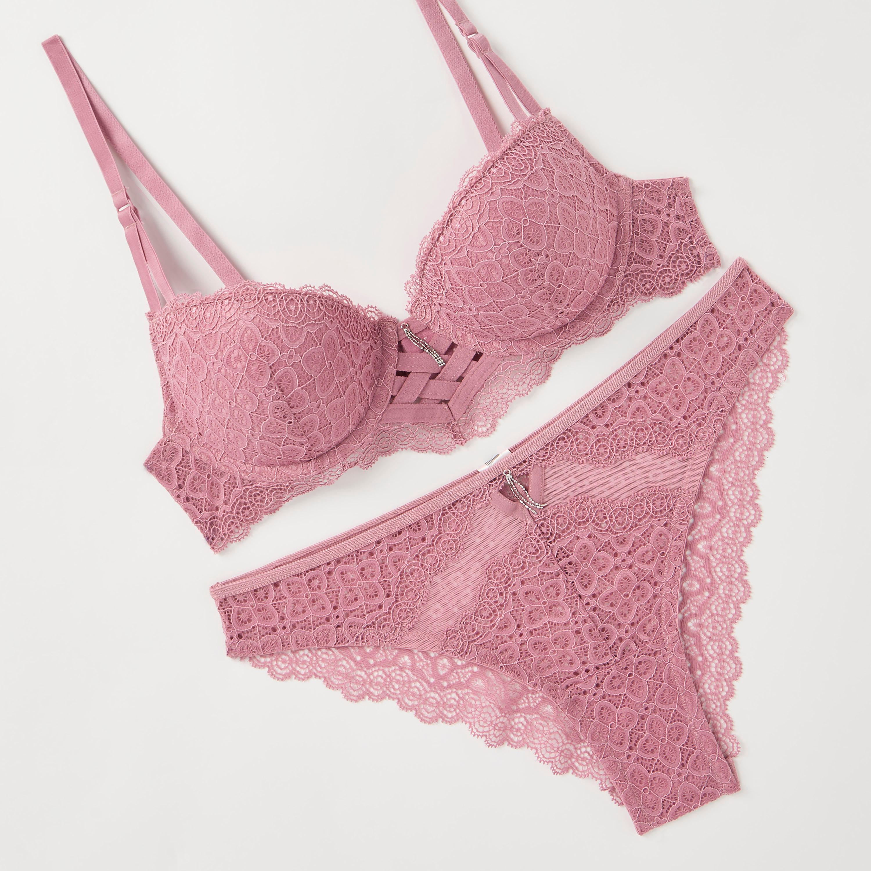 Lace Detail Balconette Bra and Bikini Briefs Set-women-clothing-lingerie-lingeriesets-image-14