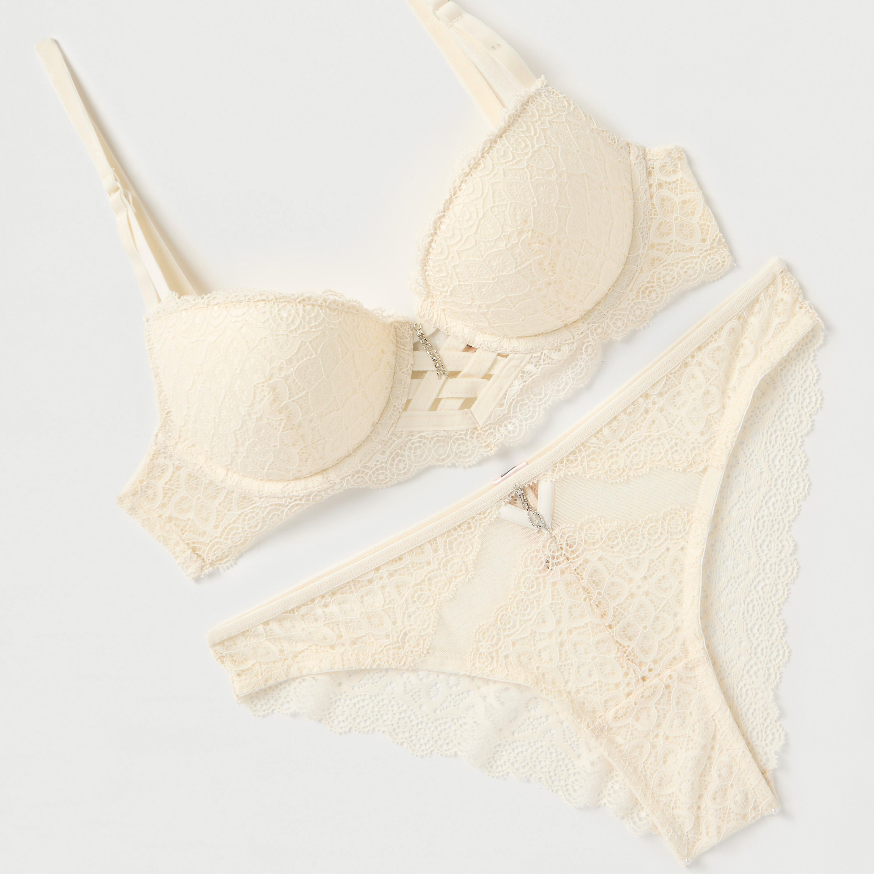 Lace Detail Balconette Bra and Bikini Briefs Set-women-clothing-lingerie-lingeriesets-image-7