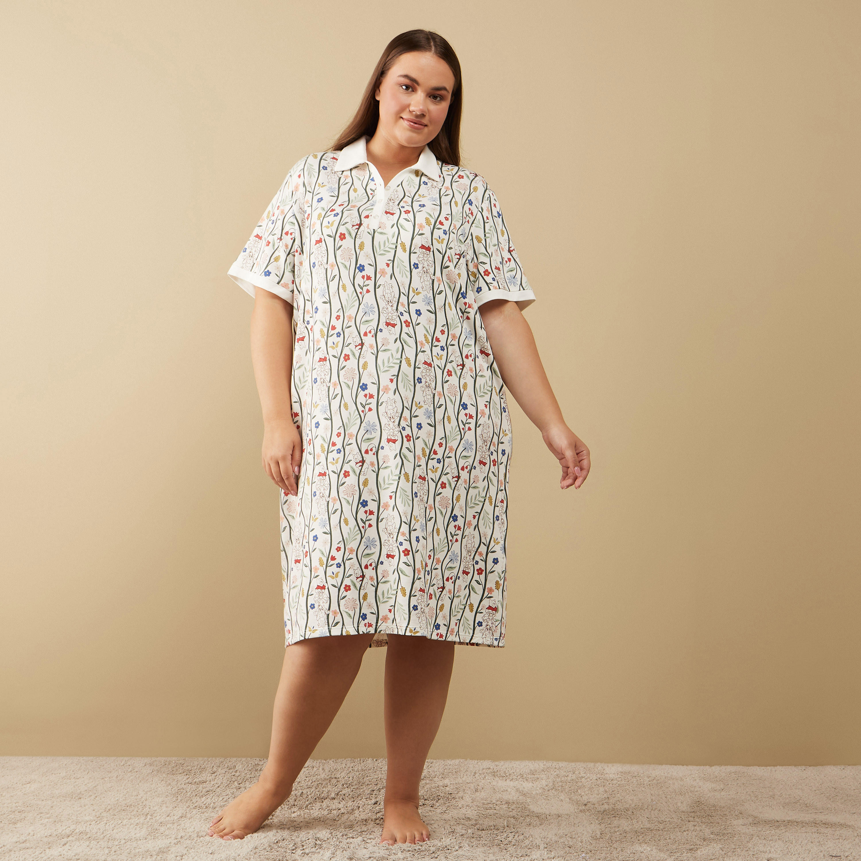 قميص نوم بأكمام قصيرة وطبعات-women-clothing-nightwear-nighties-image-3