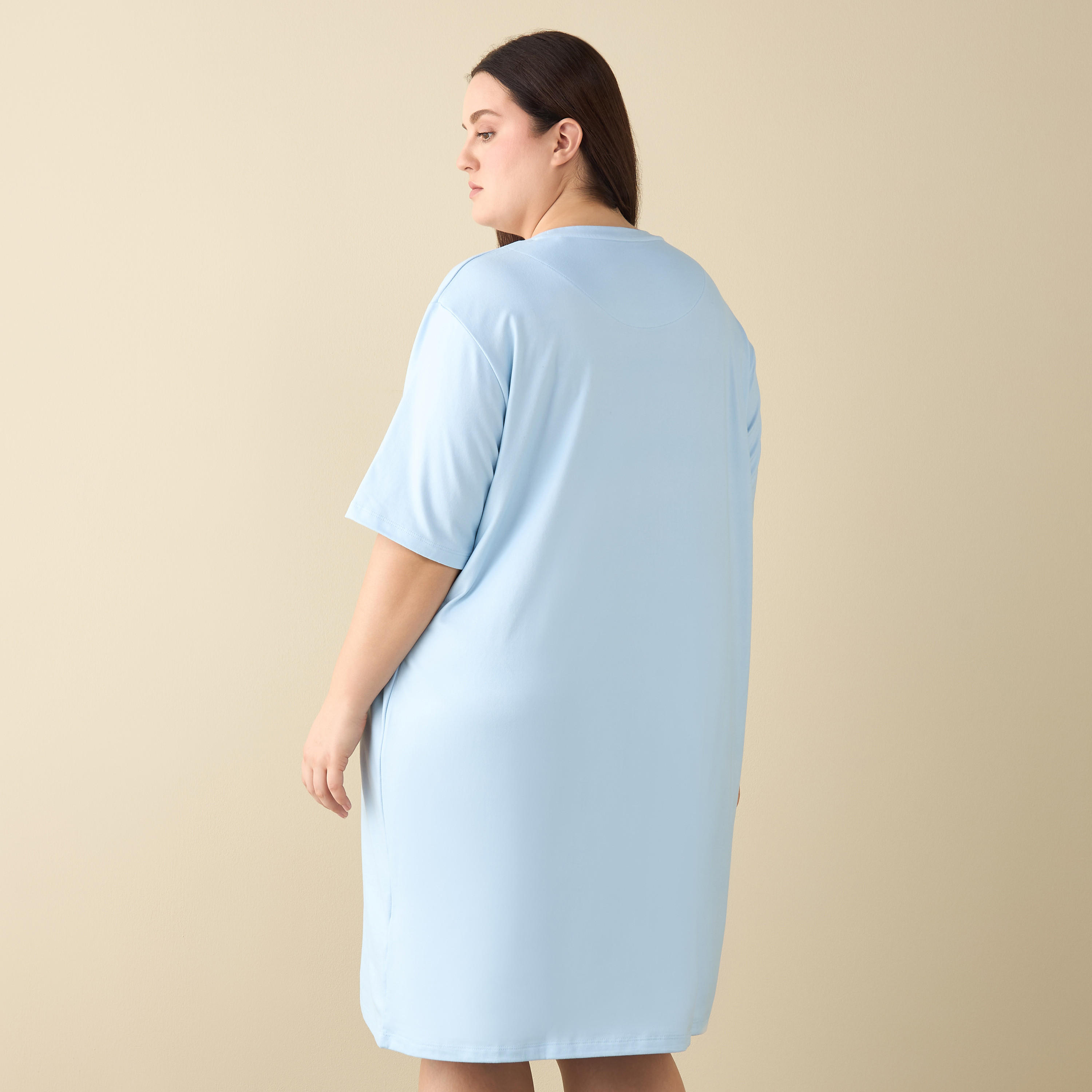 قميص نوم قطن بأكمام قصيرة وطبعات - طقم من 2-women-clothing-nightwear-nighties-image-4
