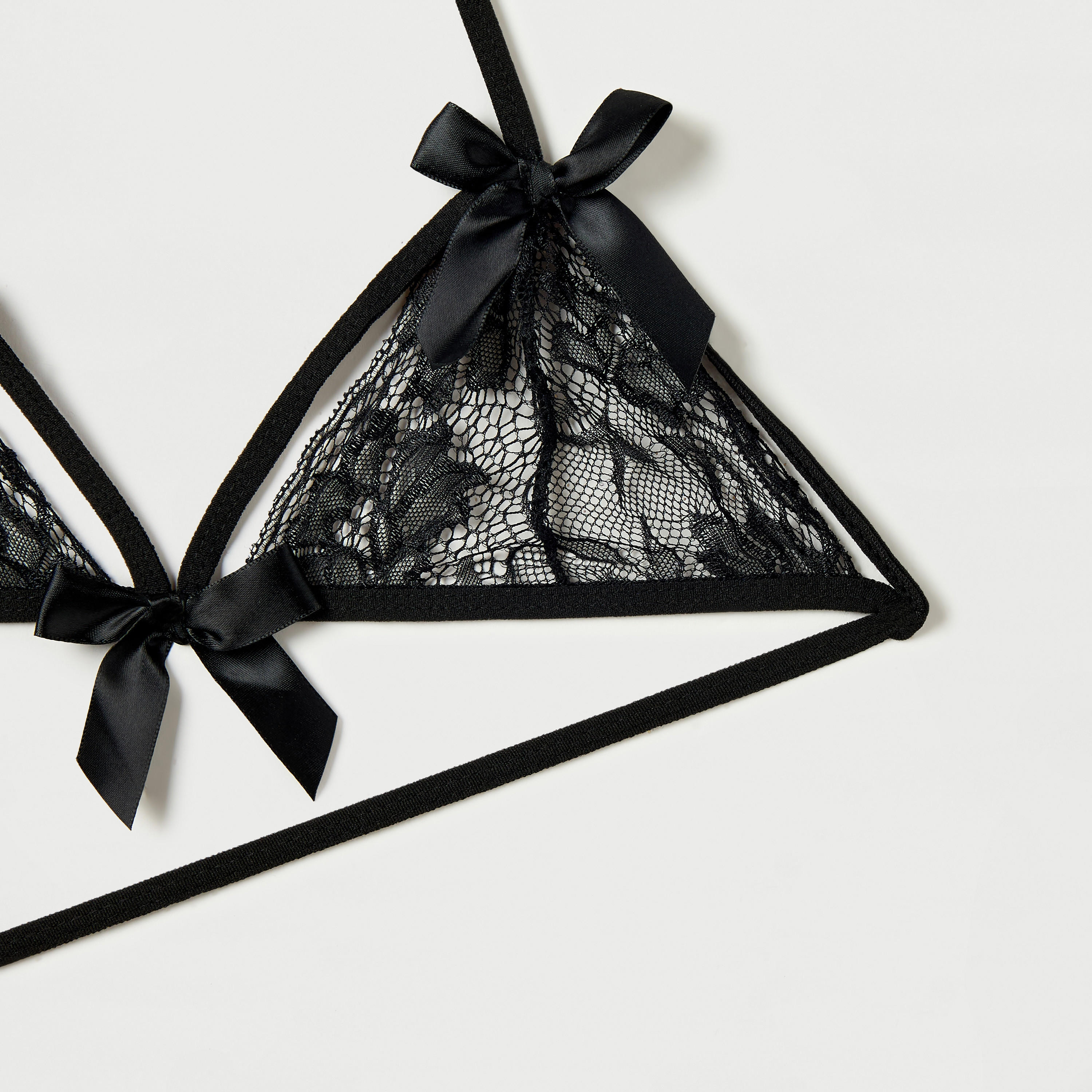 Lace Detail Halter Bra with Crotchless Thongs-women-clothing-lingerie-lingeriesets-image-6
