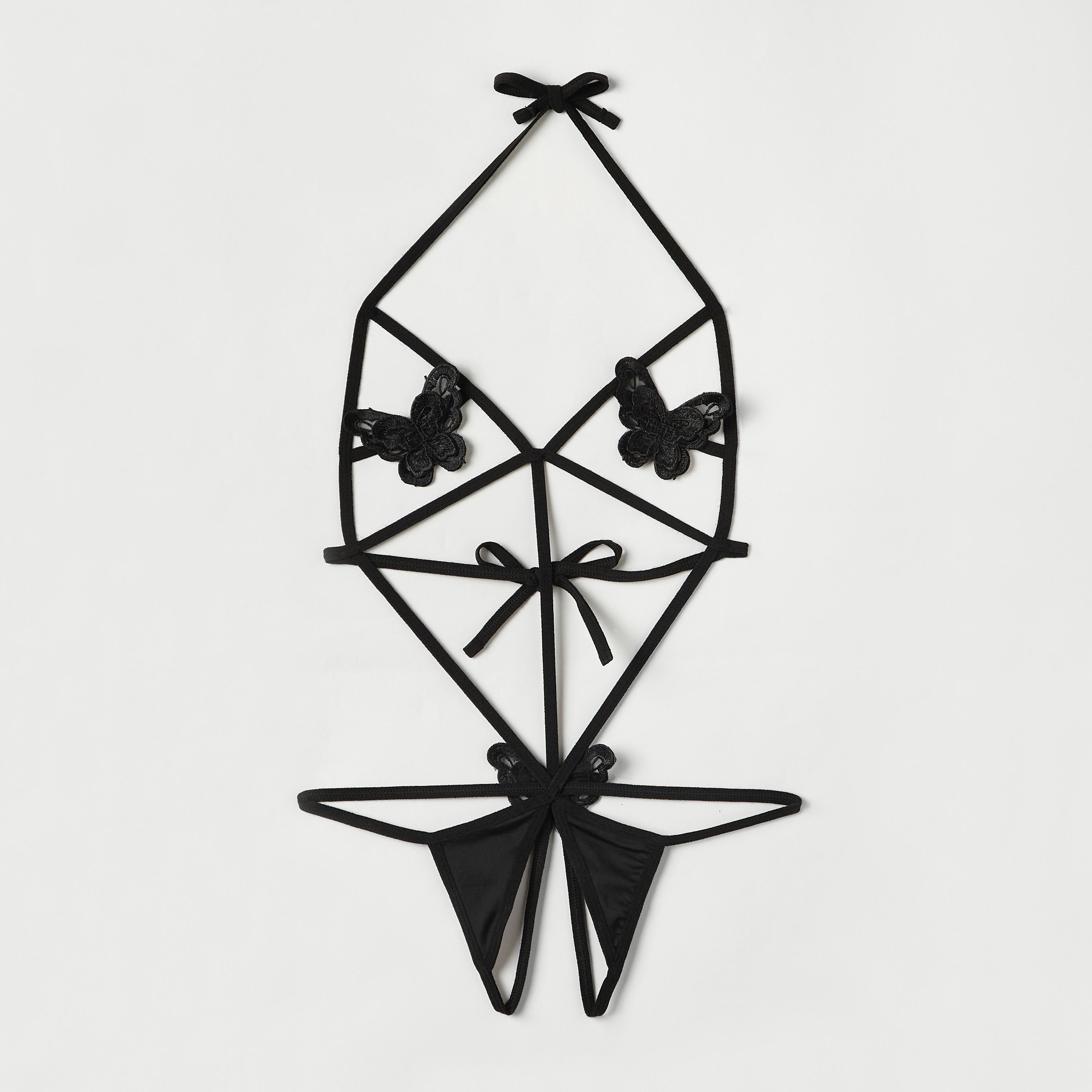 بودي سوت بأشرطة وأربطة وتزيينات فراشة-women-clothing-lingerie-lingerieaccessories-image-6