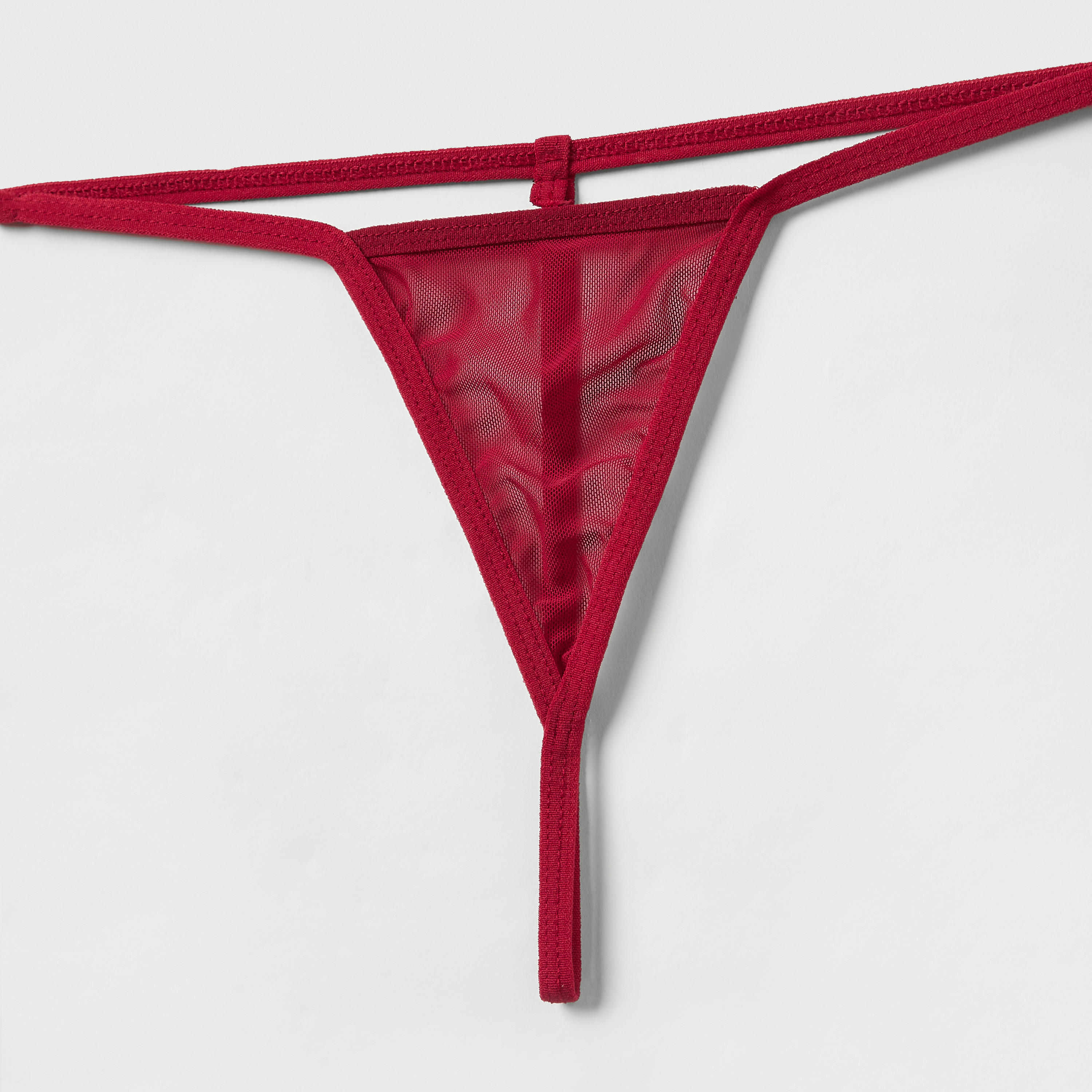 بيبي دول بياقة هالتر وتفاصيل فراشة مع ثونج-women-clothing-lingerie-babydollsandbodysuits-image-6