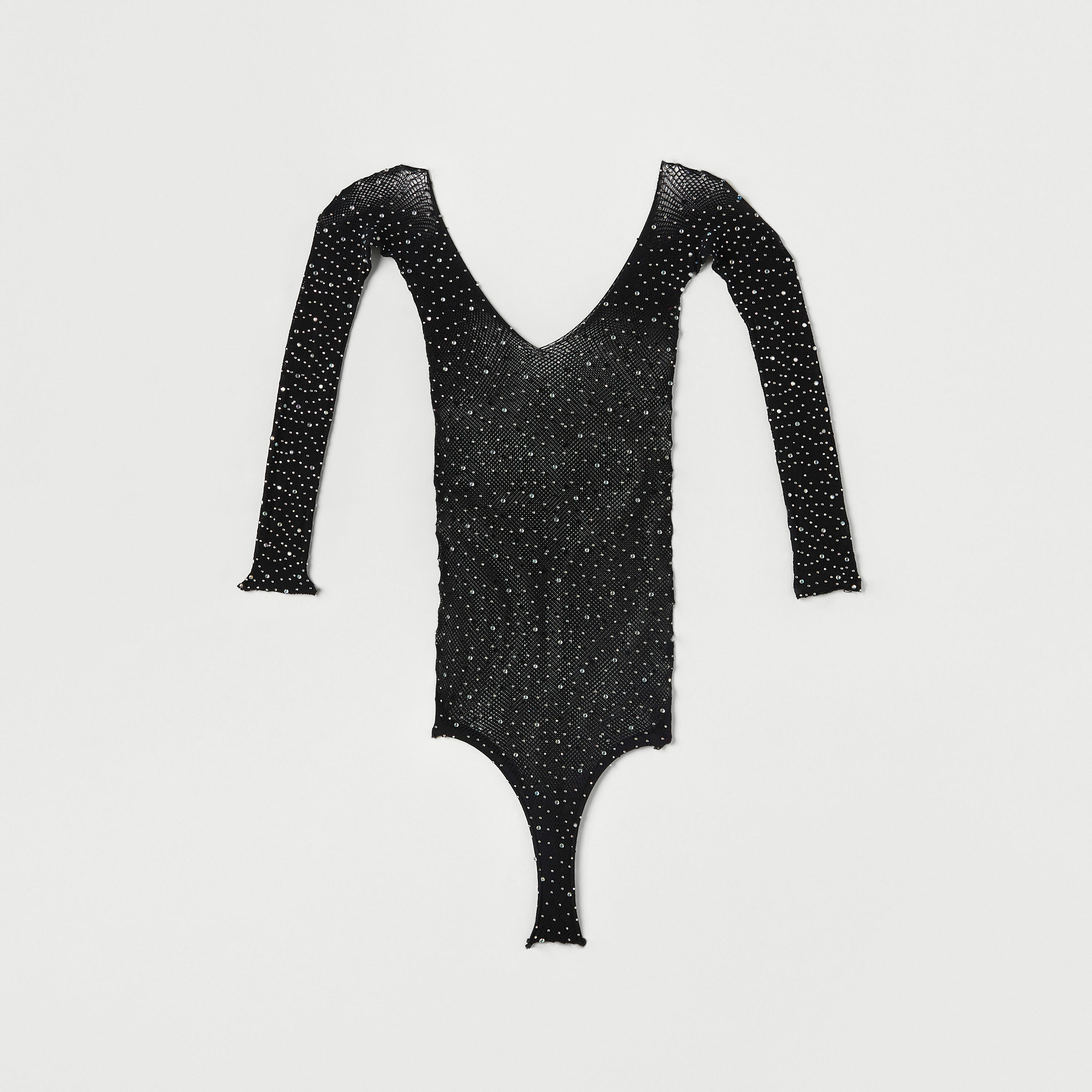 بودي سوت مزينة بأكمام طويلة وياقة عميقة-women-clothing-lingerie-lingerieaccessories-image-1