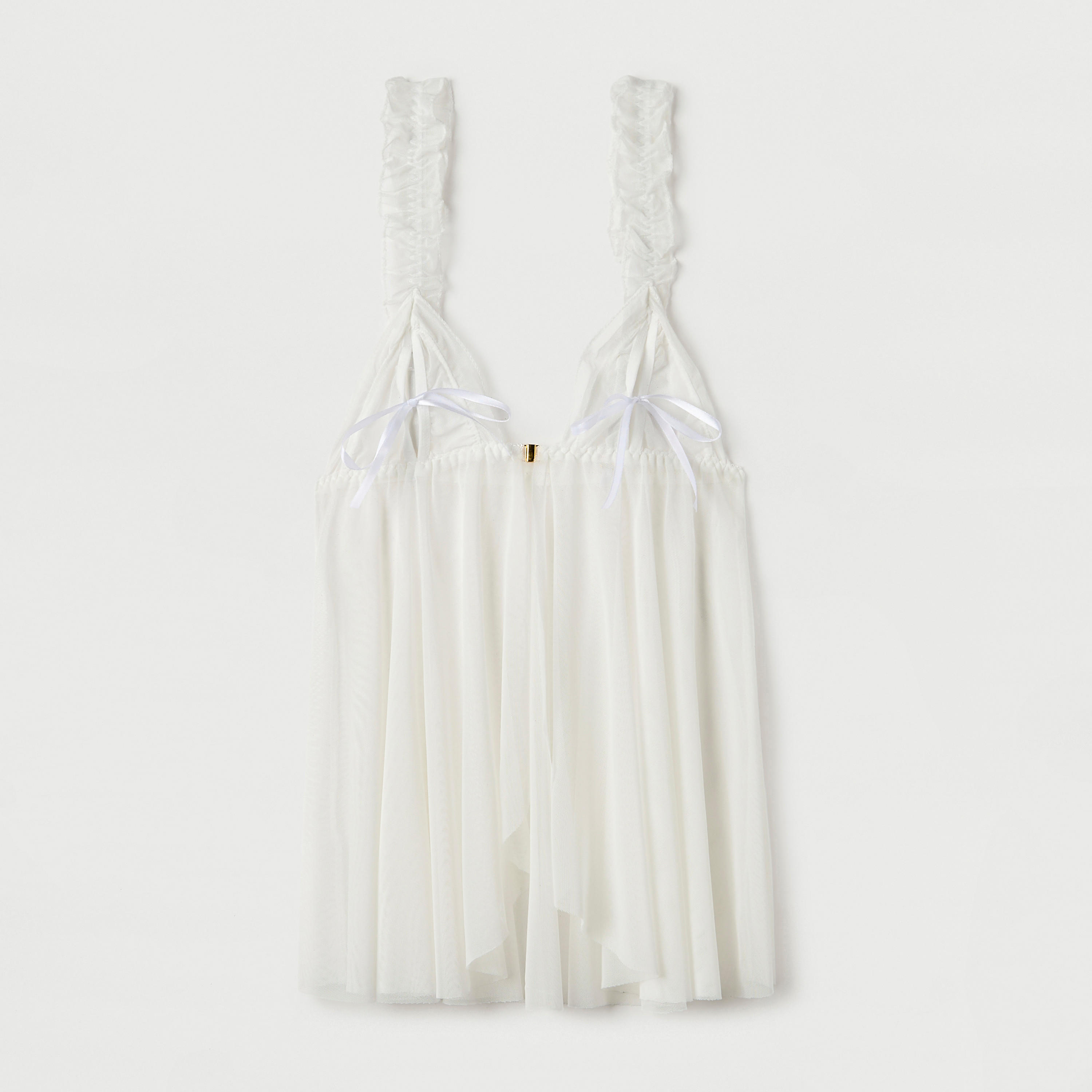 بيبي دول سادة بزينة فيونكة مع ثونج-women-clothing-lingerie-lingeriesets-image-5