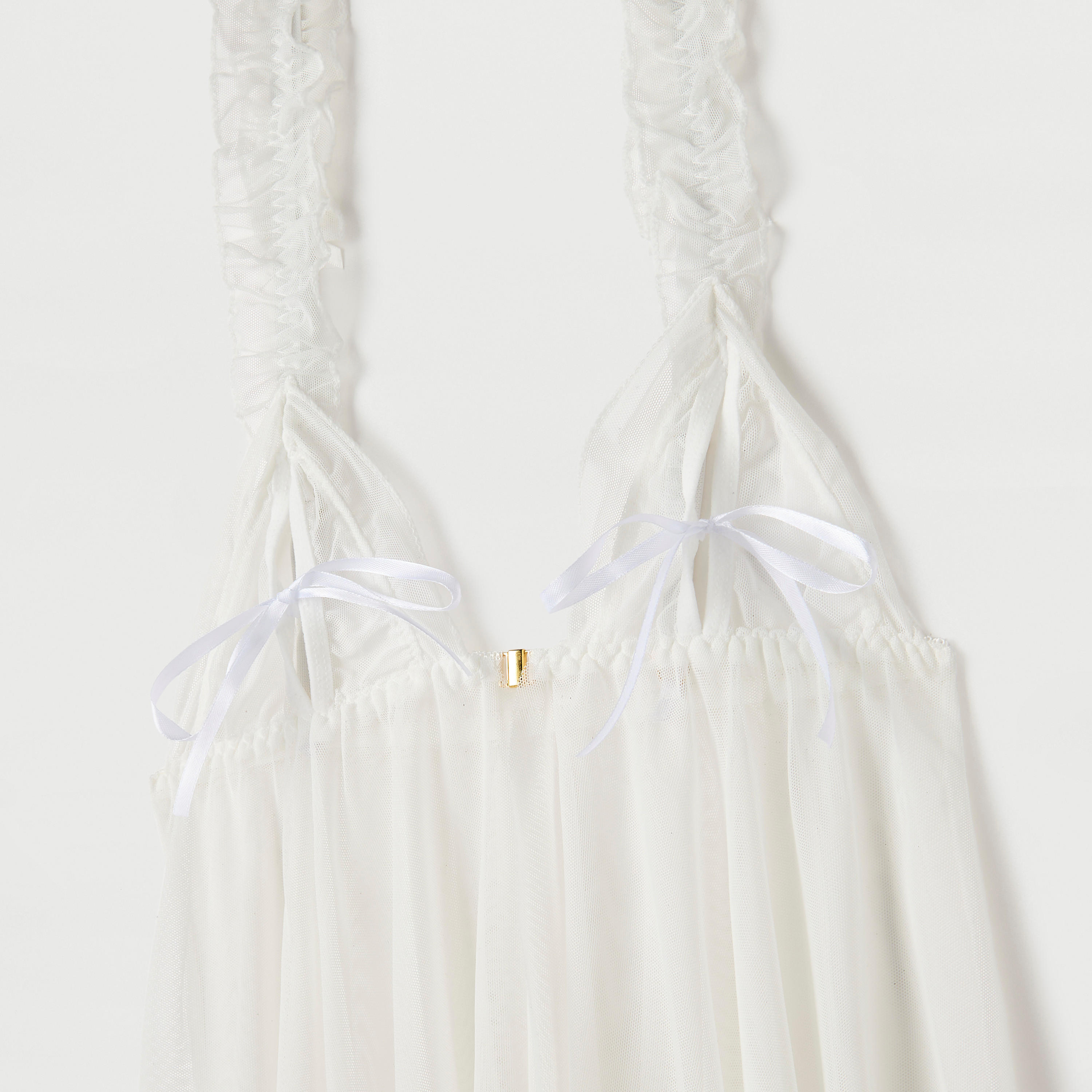 بيبي دول سادة بزينة فيونكة مع ثونج-women-clothing-lingerie-lingeriesets-image-3