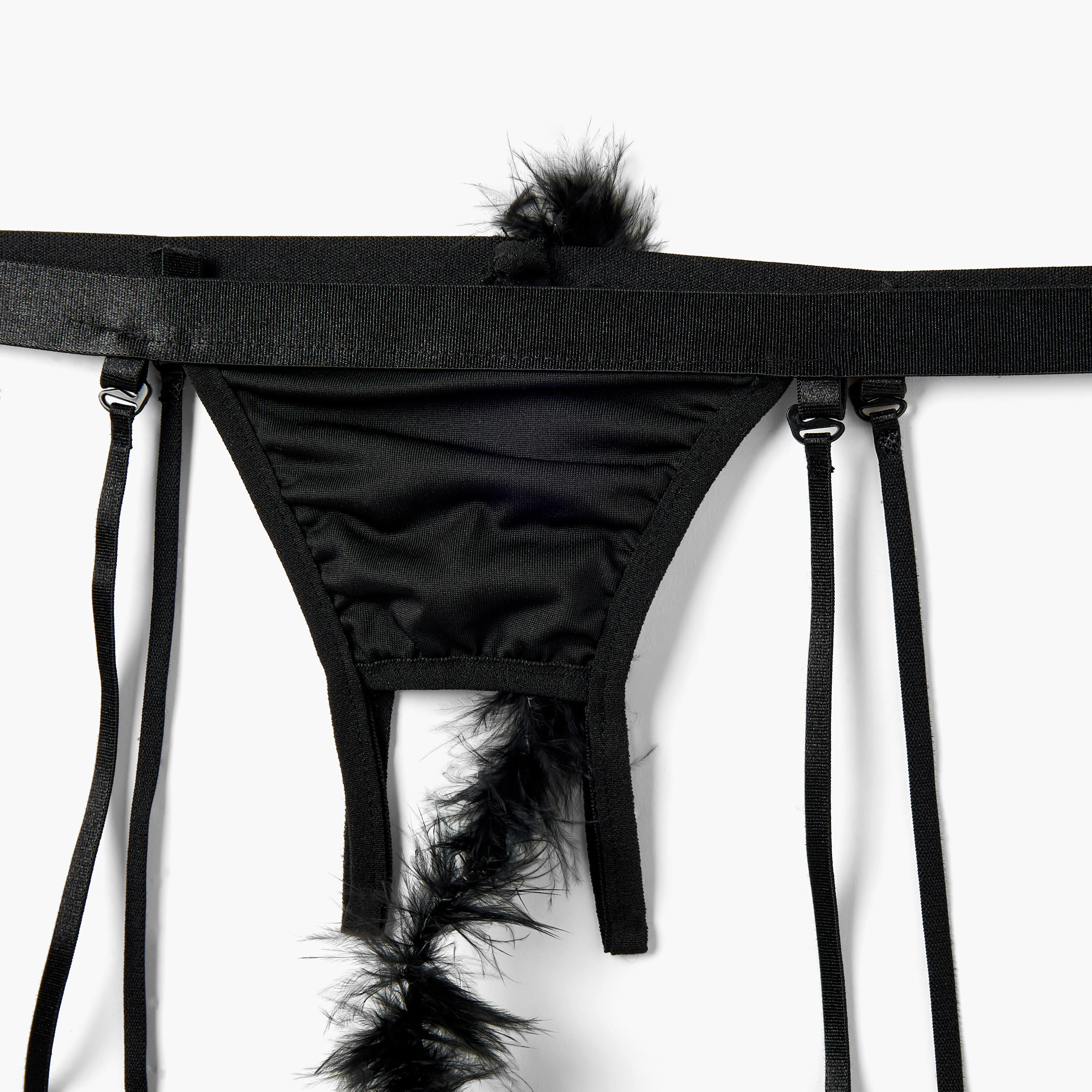 مجموعة ملابس داخلية من الفرو الصناعي من 6 قطع-women-clothing-lingerie-lingeriesets-image-7