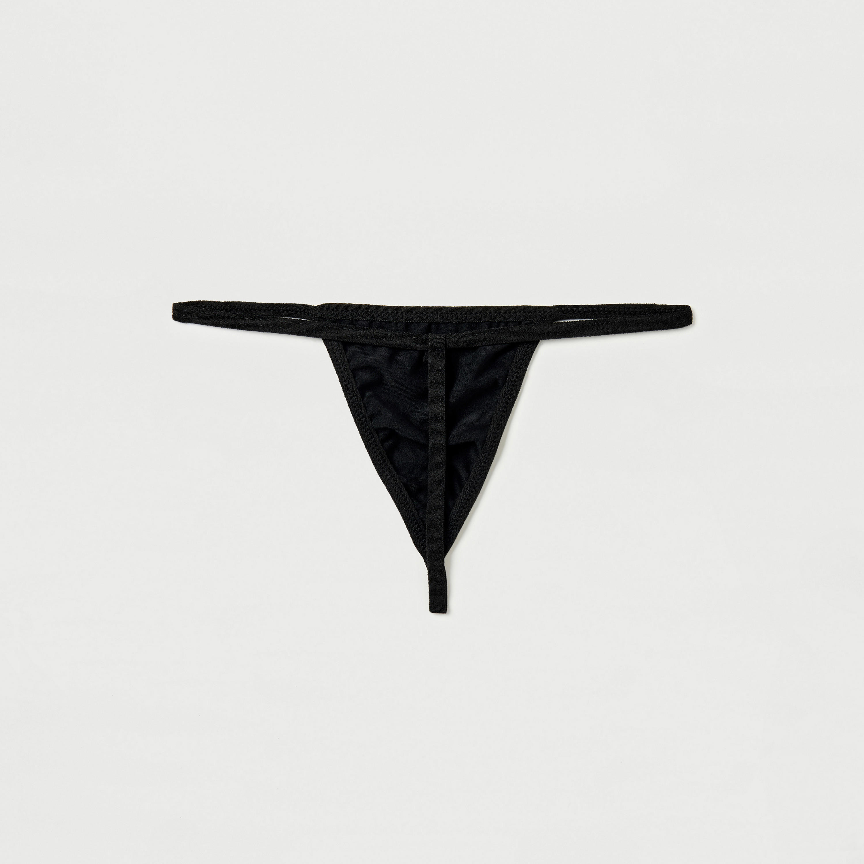قميص داخلي سادة مع سروال ثونج وأغطية للحلمات-women-clothing-lingerie-lingeriesets-image-5