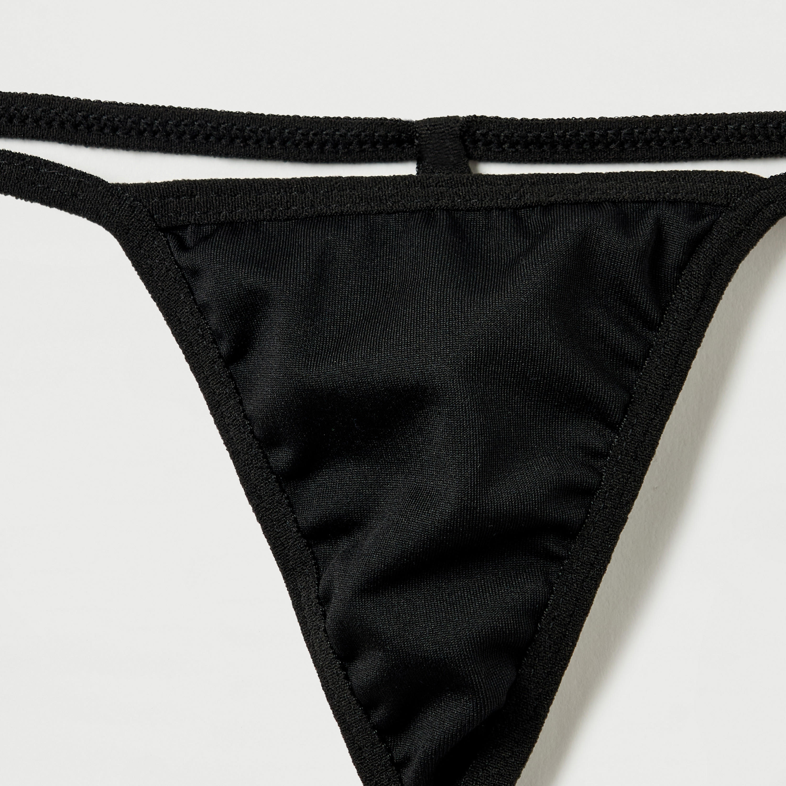 قميص داخلي سادة مع سروال ثونج وأغطية للحلمات-women-clothing-lingerie-lingeriesets-image-6