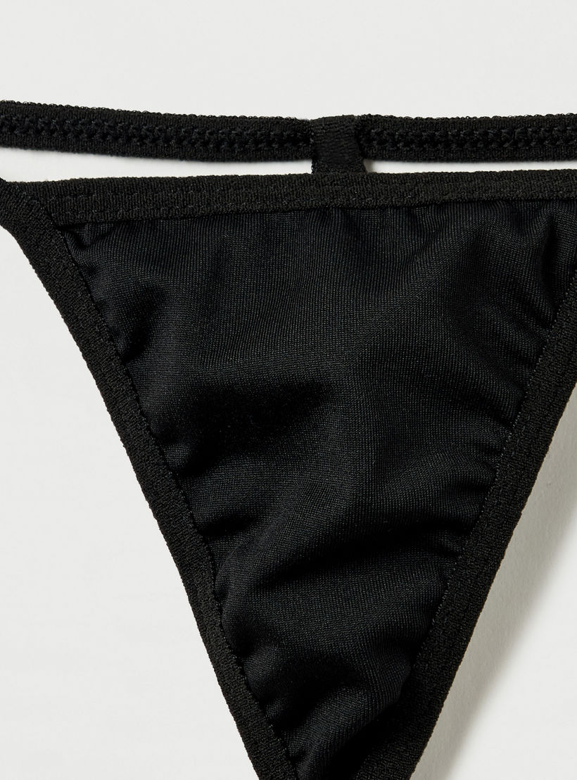 قميص داخلي سادة مع سروال ثونج وأغطية للحلمات-women-clothing-lingerie-lingeriesets-image-6