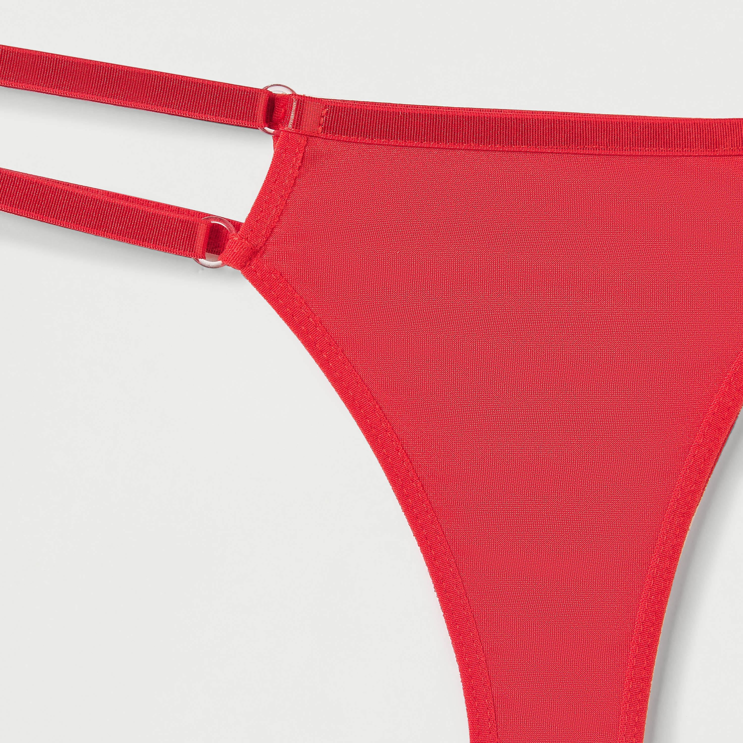 صدرية دانتيل بياقة هالتر وثونج بتفاصيل أربطة-women-clothing-lingerie-lingeriesets-image-3
