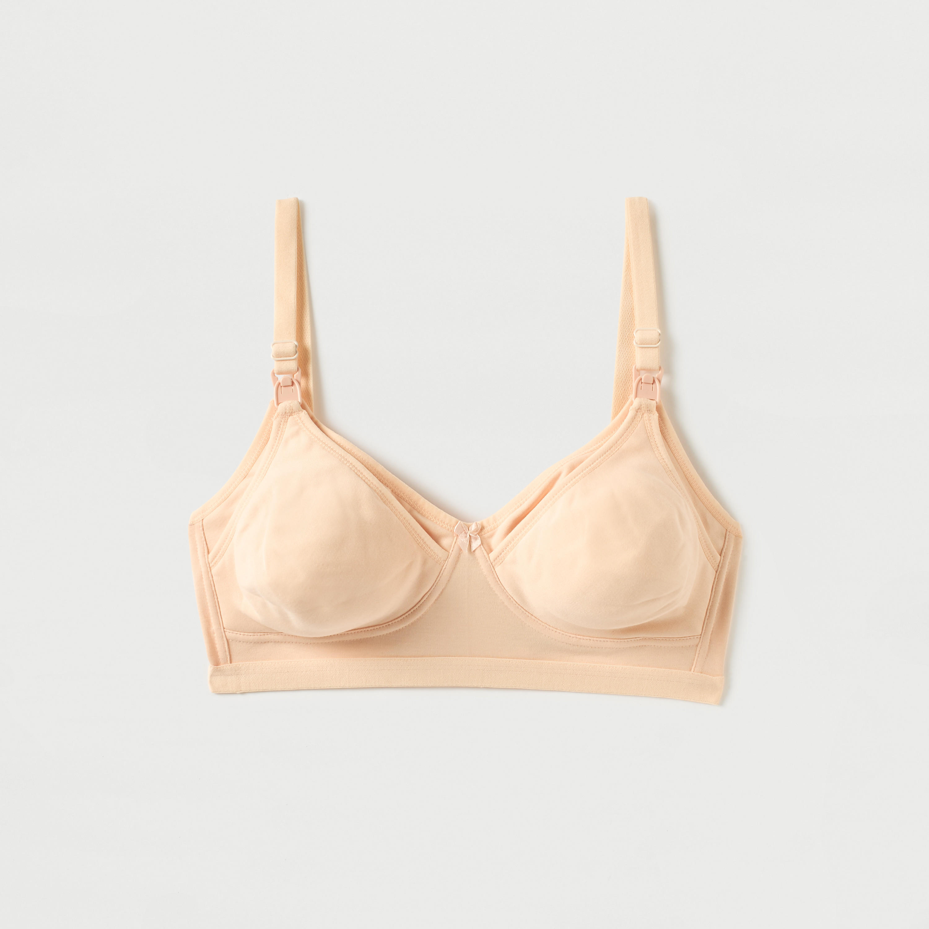 صدرية رضاعة سادة بمشبك إغلاق-women-clothing-lingerie-bras-image-2