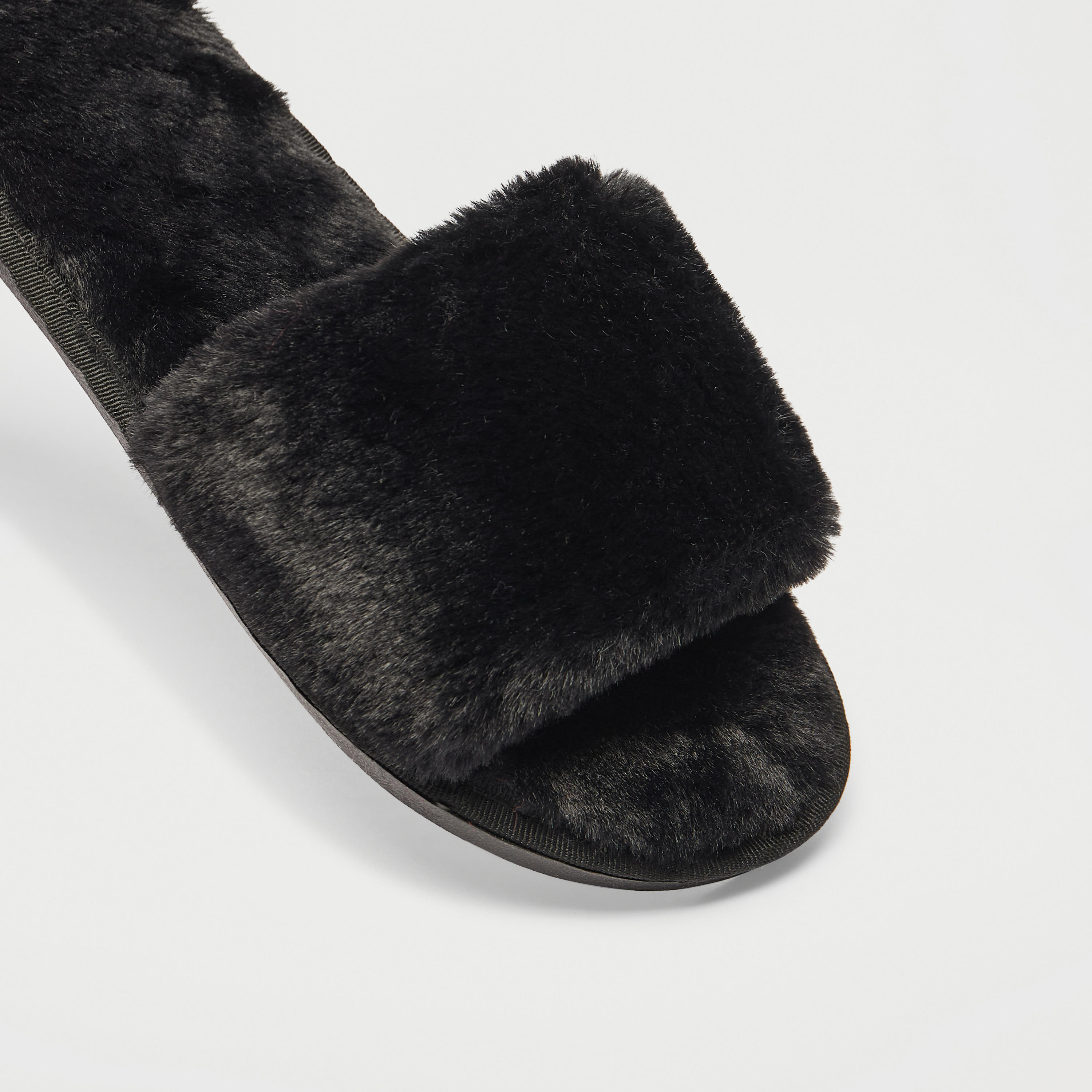 شبشب غرفة نوم مخملي سهل الارتداء-women-clothing-nightwear-bedroomslippers-image-4