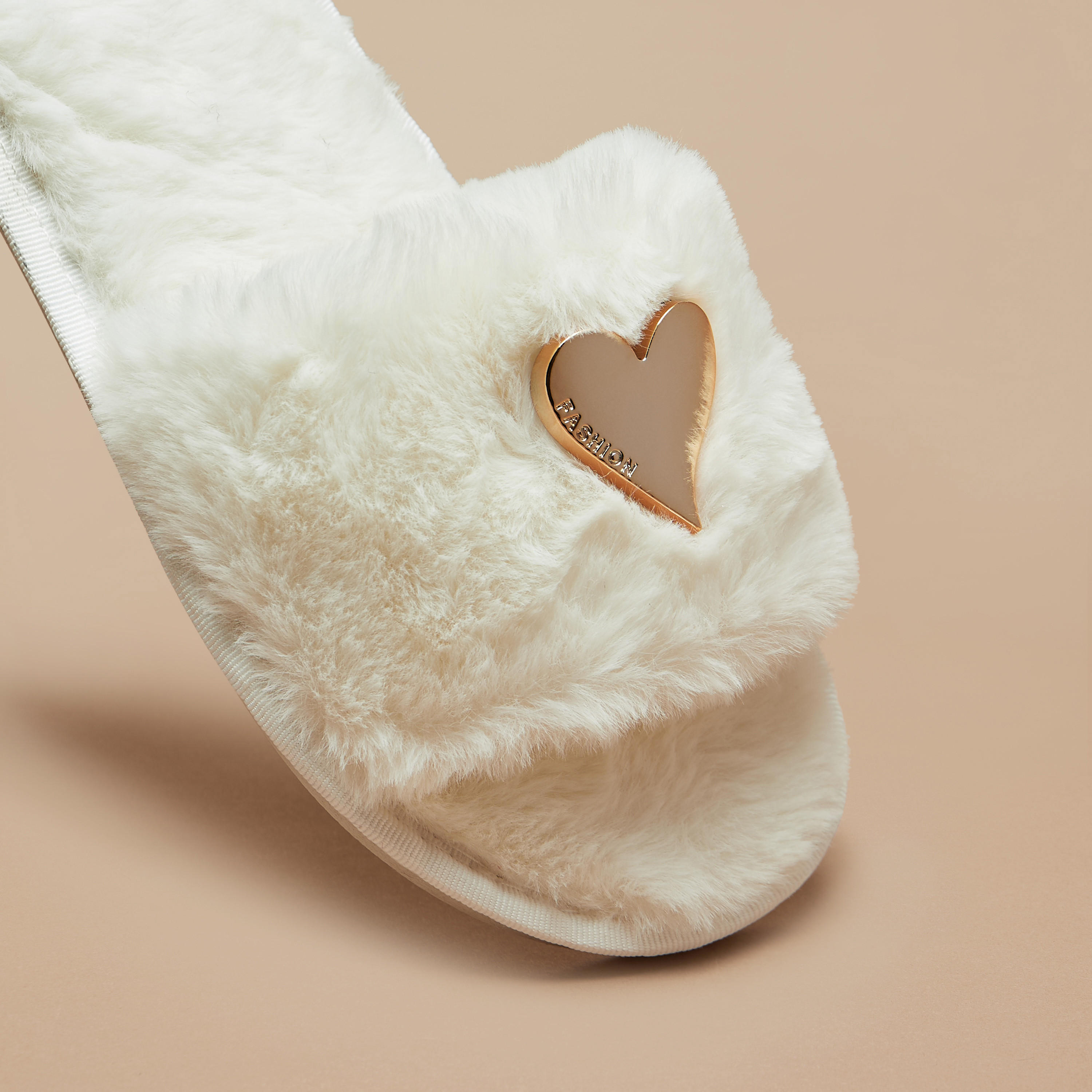 Heart Accent Slip-On Bedroom Slippers-women-clothing-nightwear-bedroomslippers-image-4