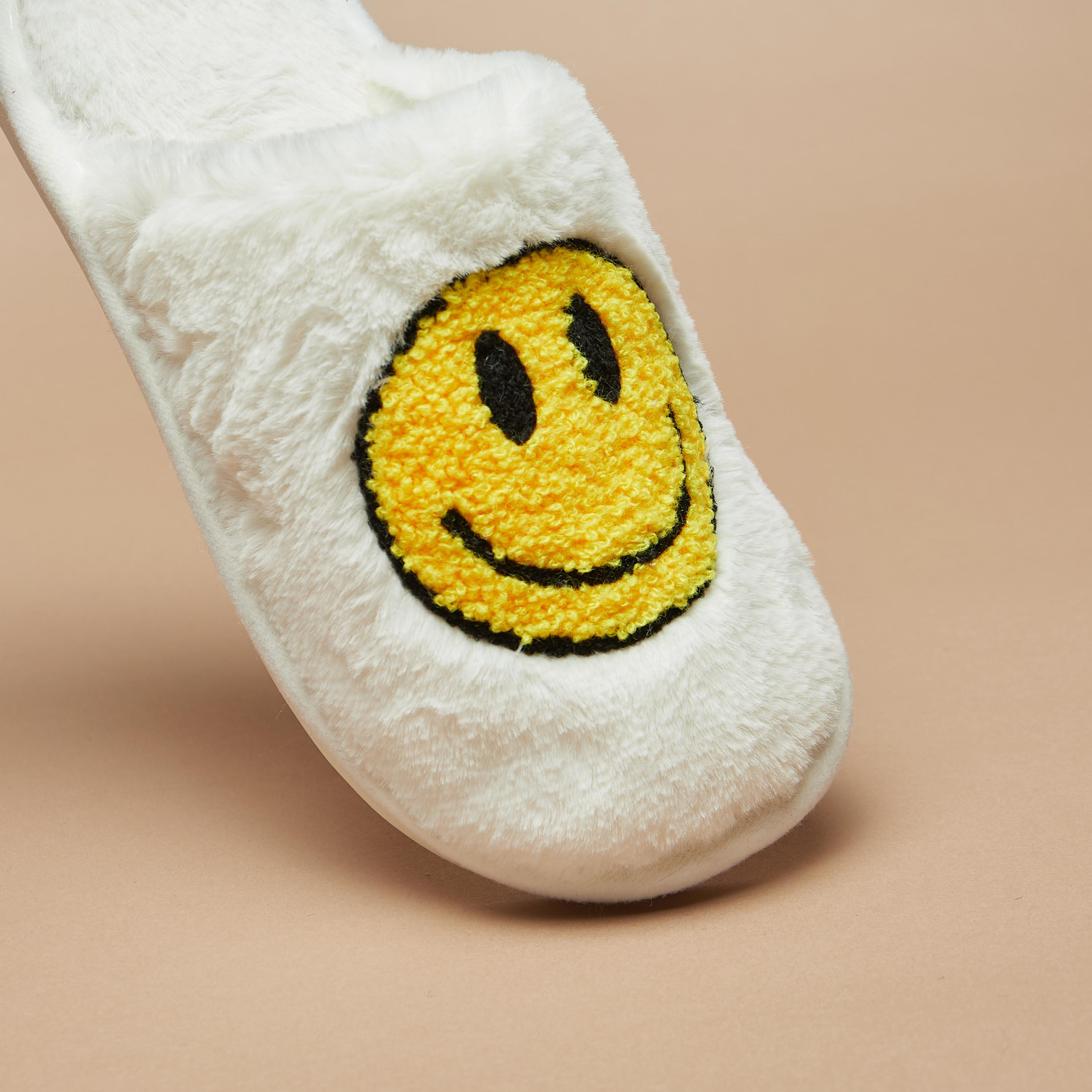 Smiley Textured Bedroom Slides-women-clothing-nightwear-bedroomslippers-image-4