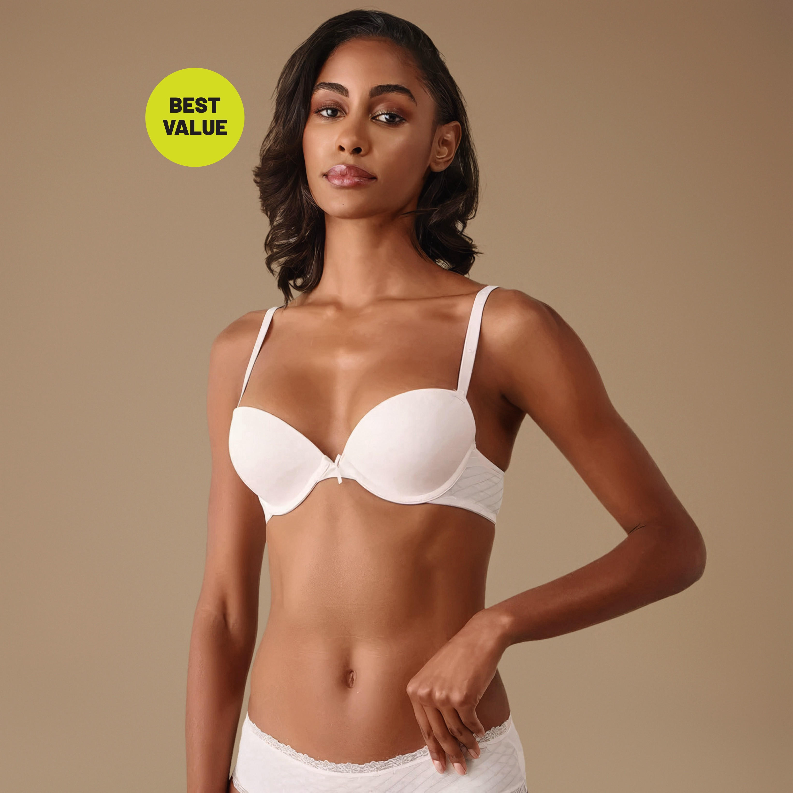 صدرية بالكونيت بارزة الملمس بمشبك إغلاق-women-clothing-lingerie-bras-image-1