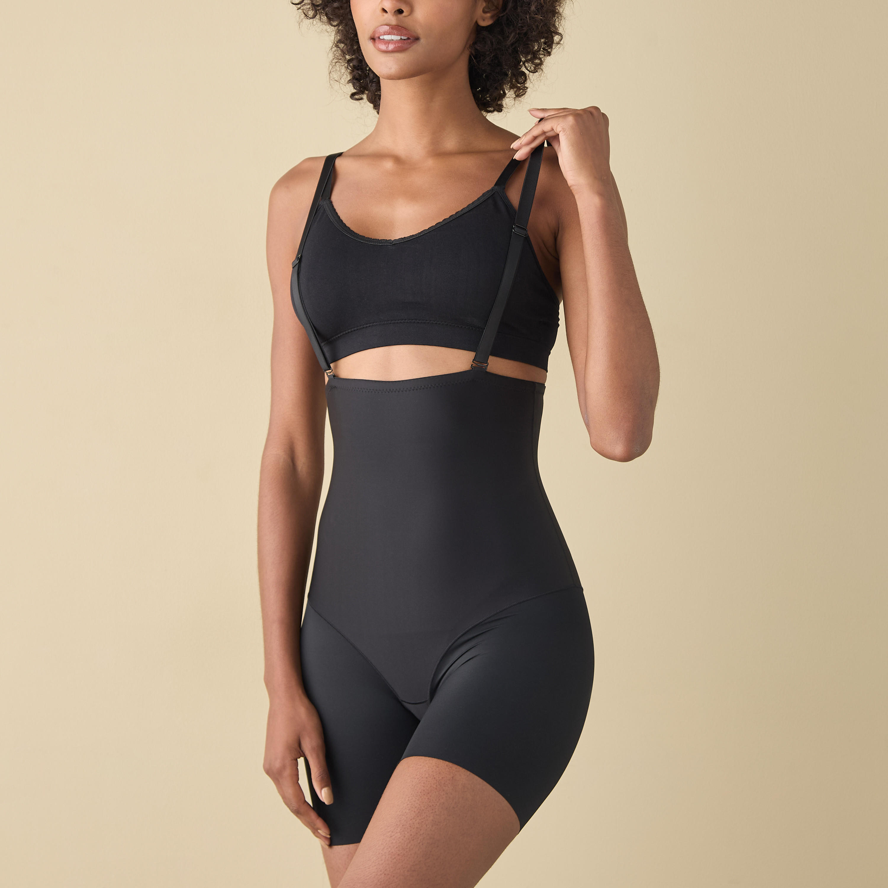 High Waist Shaping Briefs with Adjustable Straps-women-clothing-lingerie-shapewear-image-1