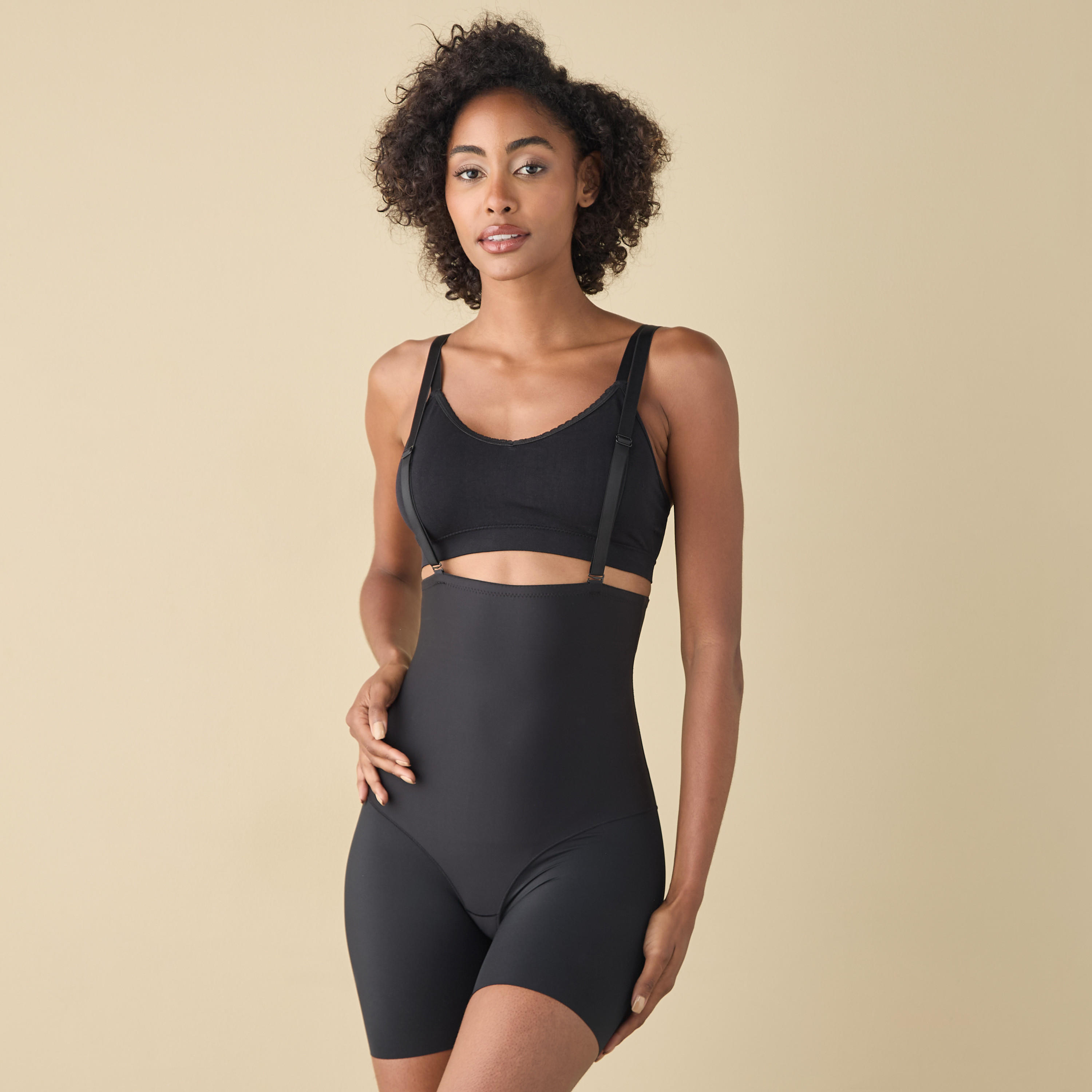 High Waist Shaping Briefs with Adjustable Straps-women-clothing-lingerie-shapewear-image-2