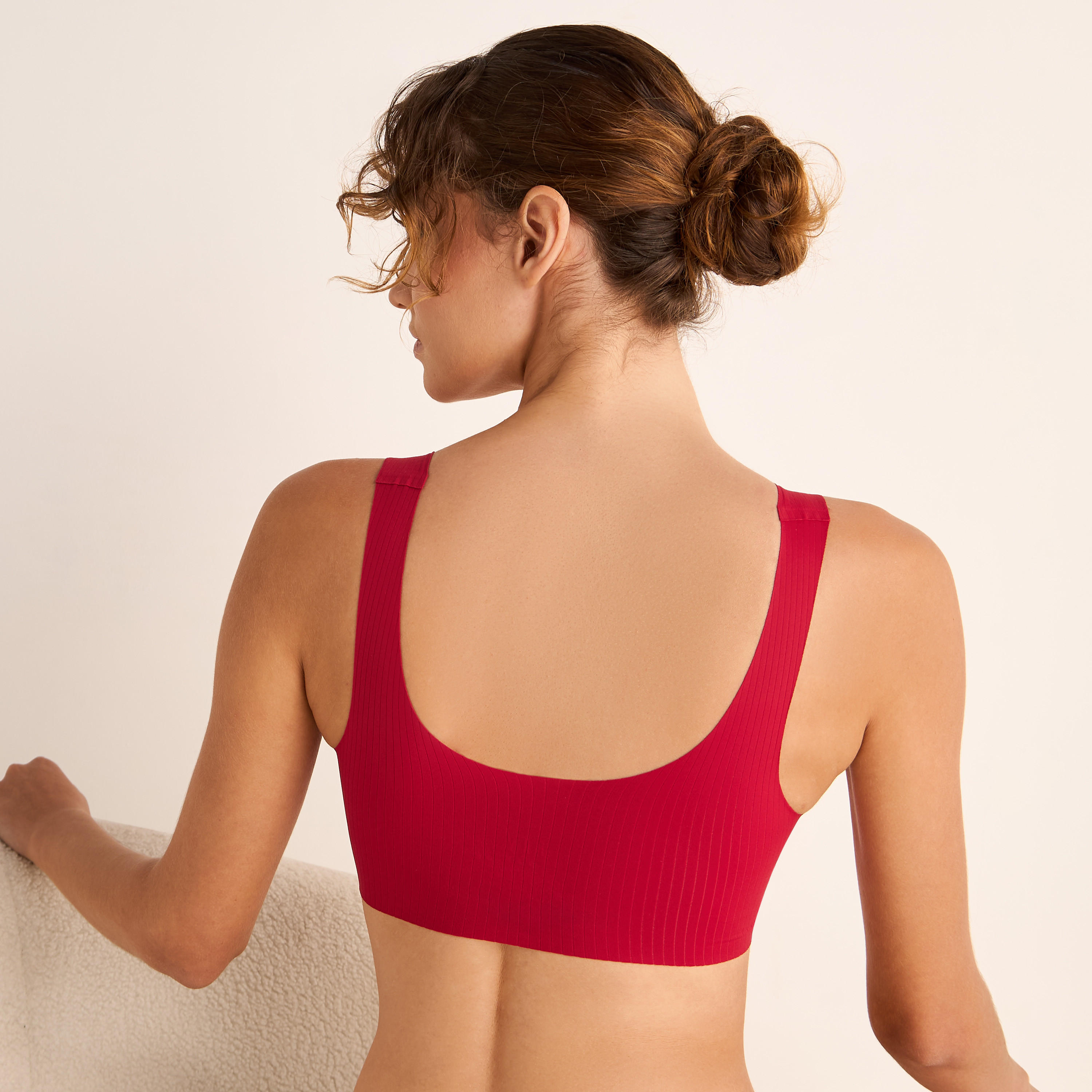 Seamless Bonded Support Bra-women-clothing-lingerie-bras-image-2