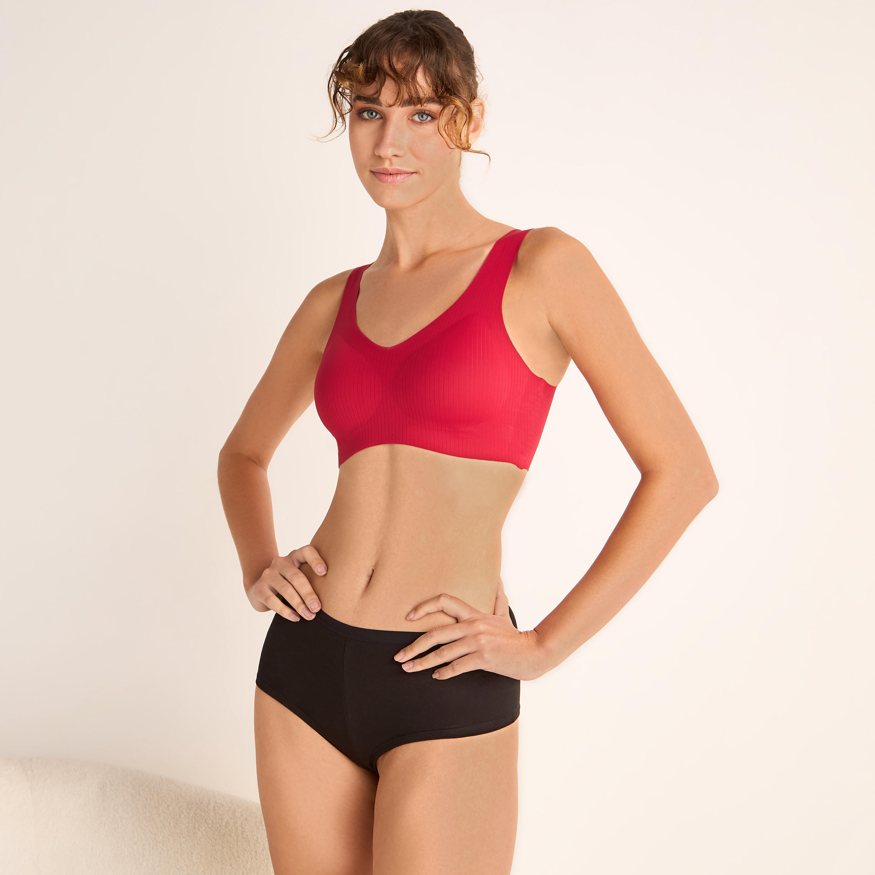 Seamless Bonded Support Bra-women-clothing-lingerie-bras-image-4