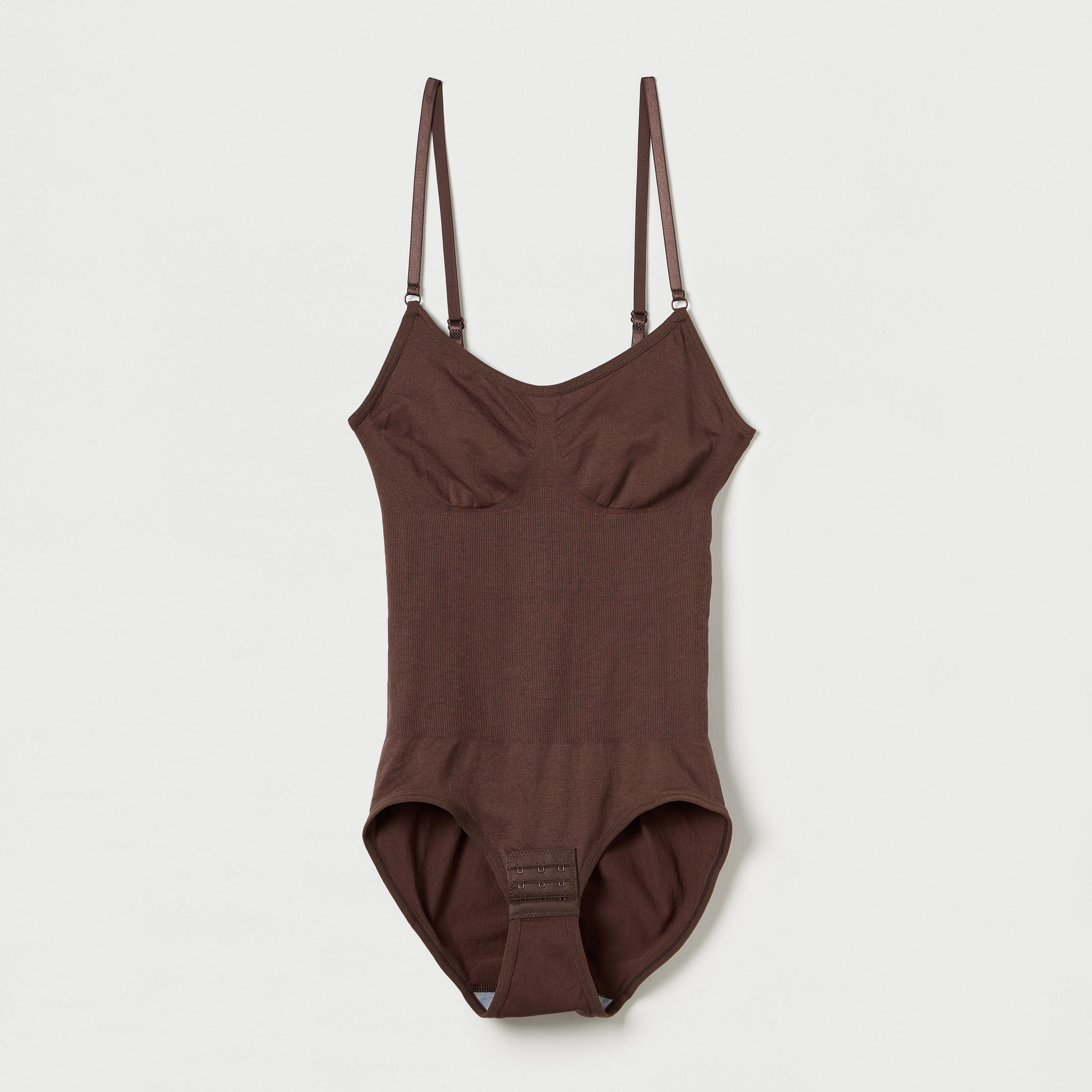 بودي سوت دون درزات بحمّالات قابلة للتعديل وزر إغلاق للتحكم بالبطن-women-clothing-lingerie-babydollsandbodysuits-image-6