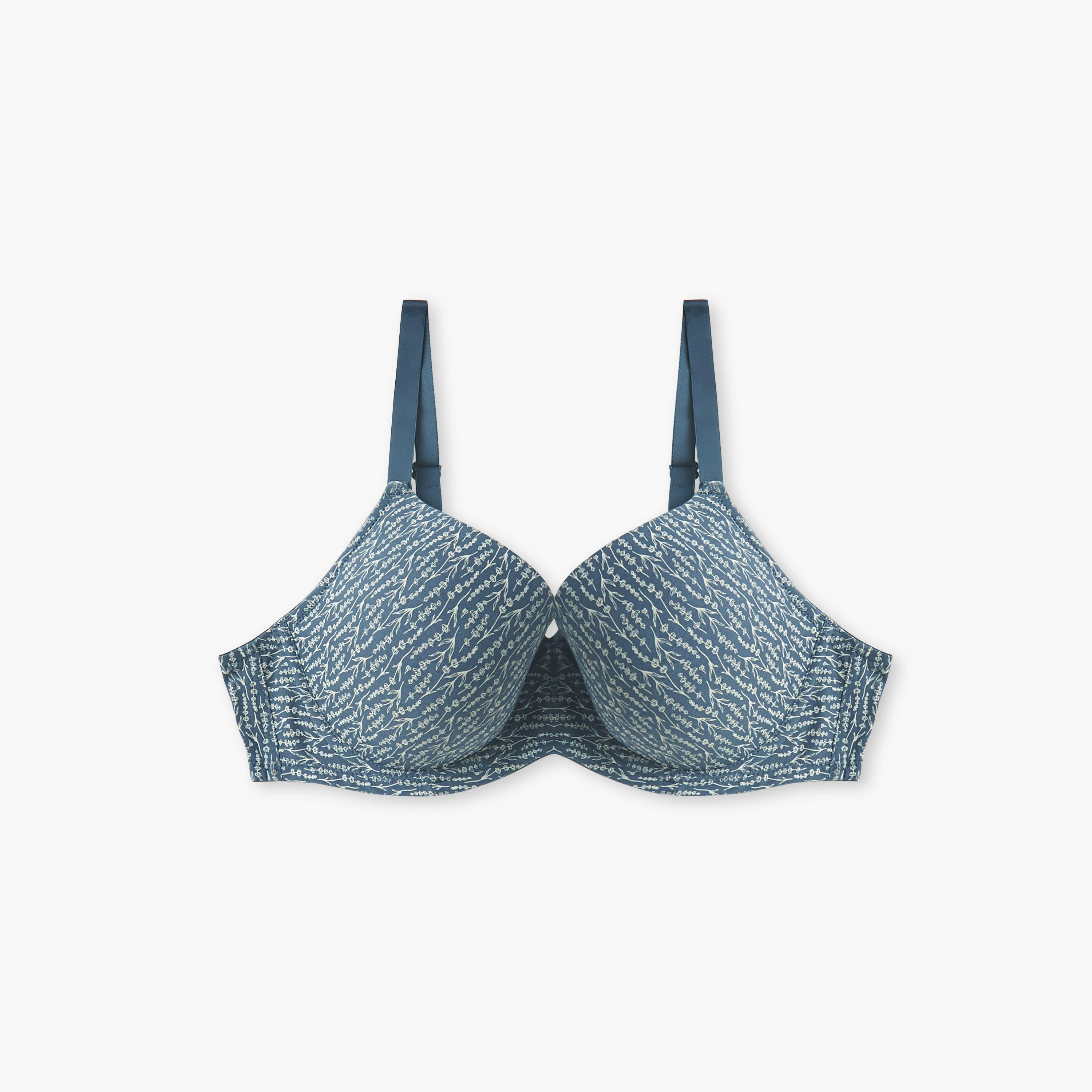 Shop Floral Print Balconette Bra with Bow Detail and Adjustable Straps ...