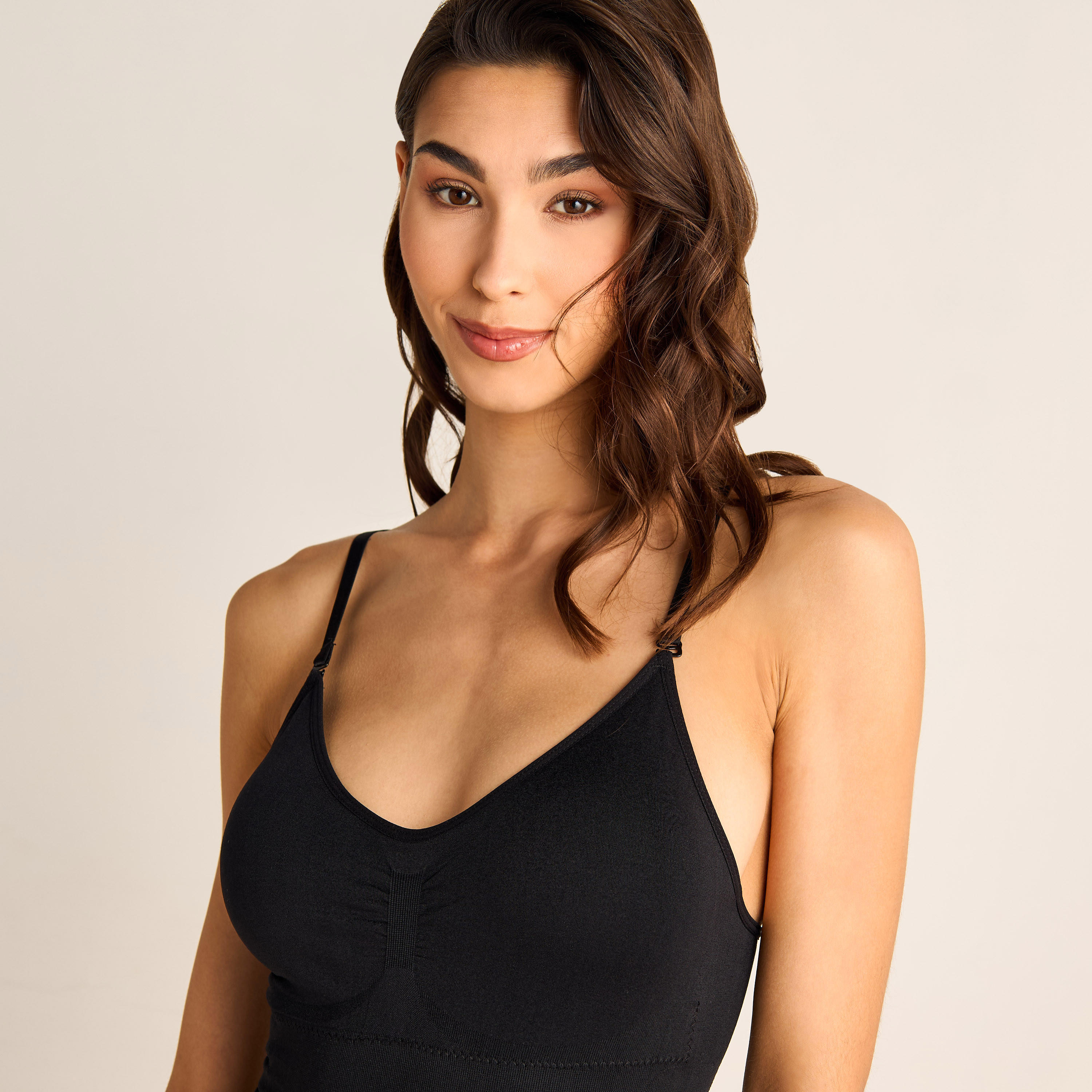 بودي سوت لشد متوسط للجسم بحمّالات قابلة للتعديل-women-clothing-lingerie-camisoles-image-3