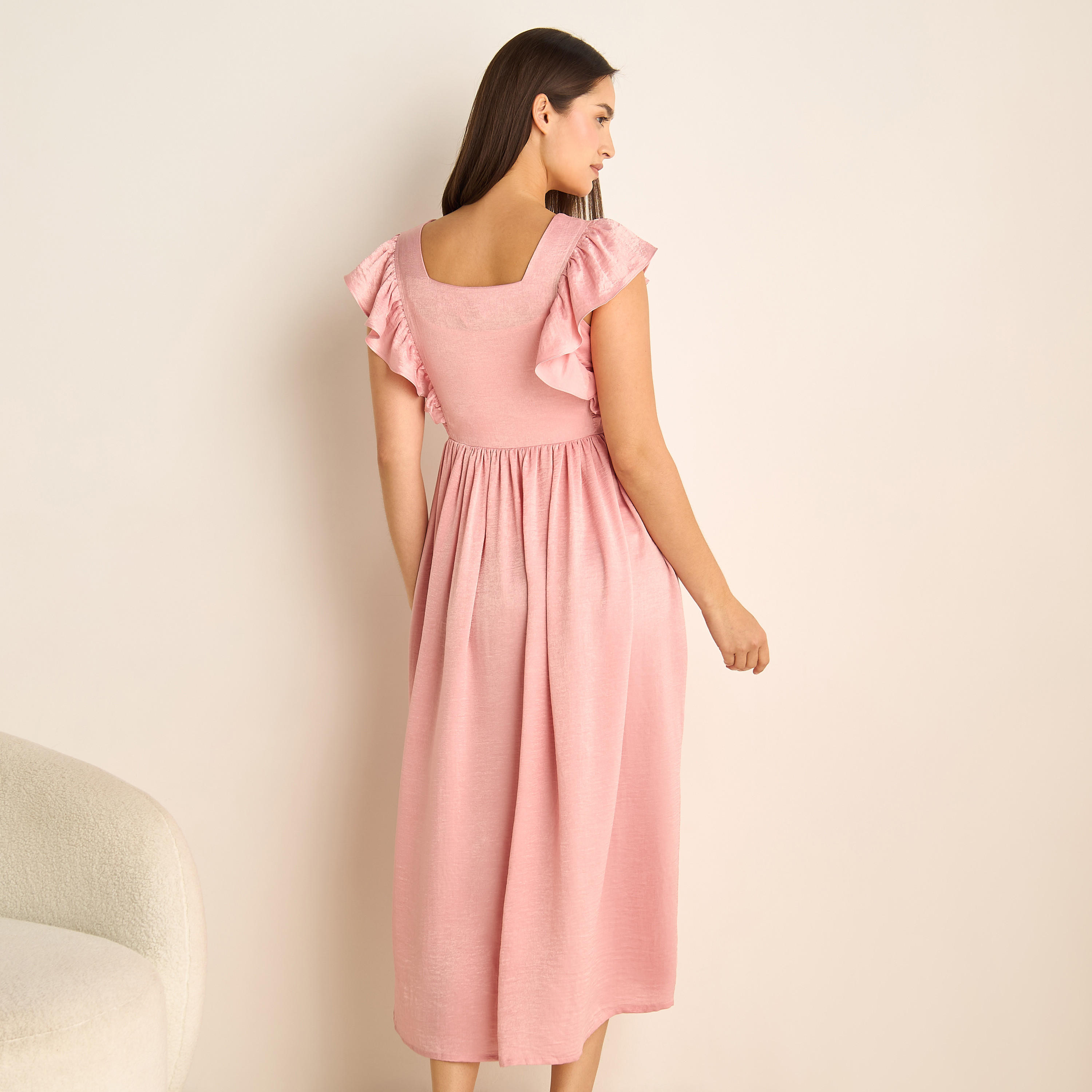 فستان نوم للحوامل بتفاصيل كشكش-women-clothing-nightwear-nighties-image-3