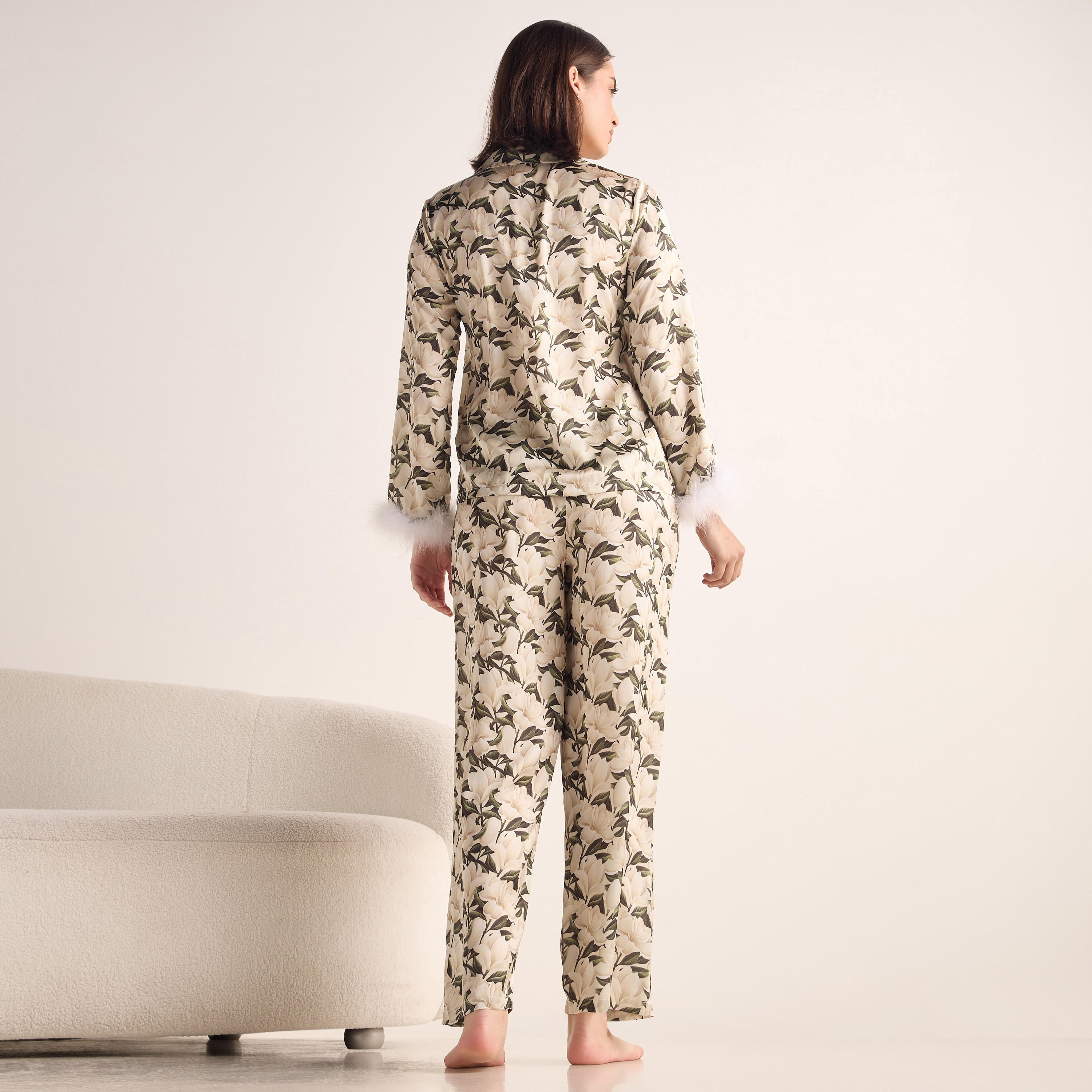 Floral Print Satin Pyjama Set-women-clothing-nightwear-pyjamas-longsets-image-3
