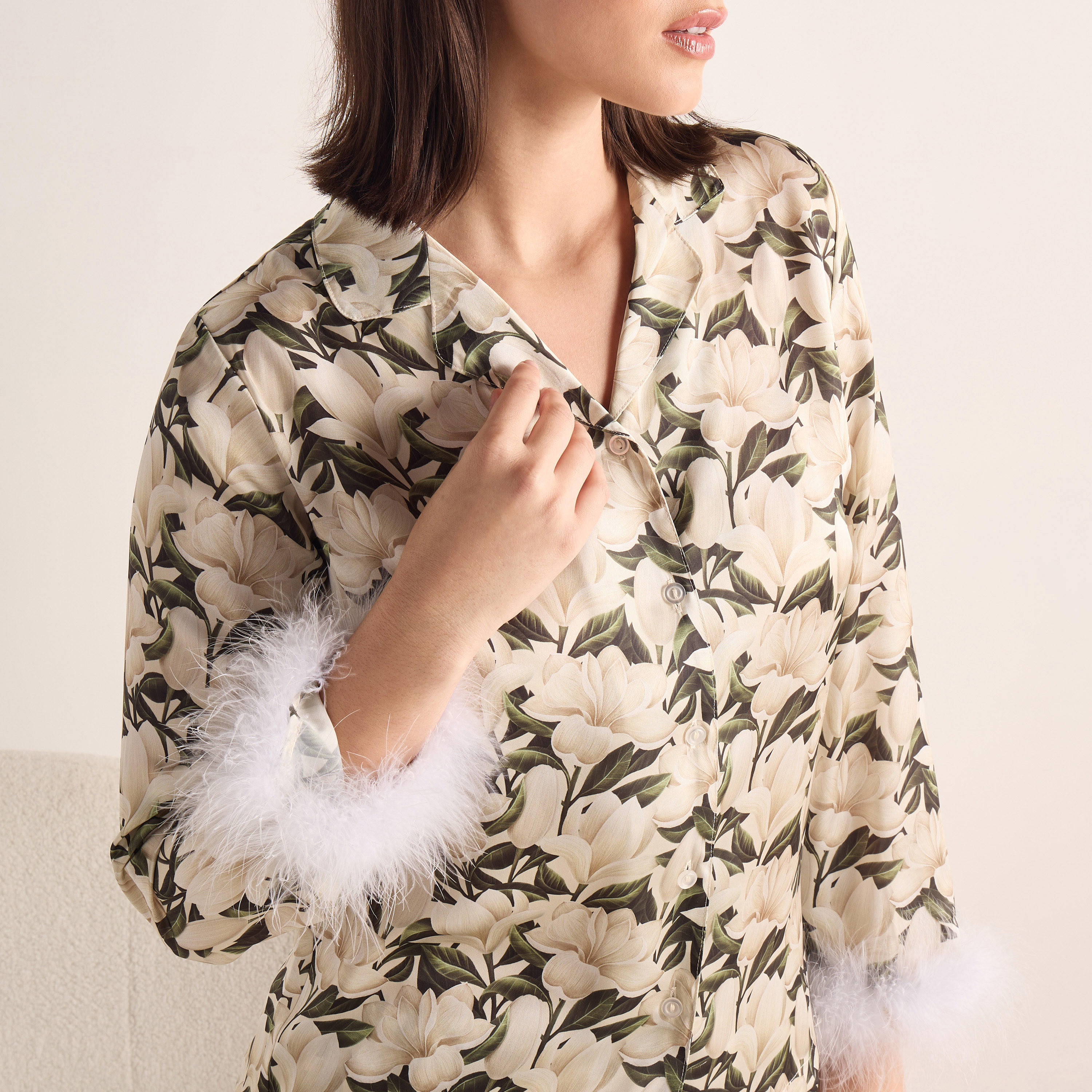 Floral Print Satin Pyjama Set-women-clothing-nightwear-pyjamas-longsets-image-5