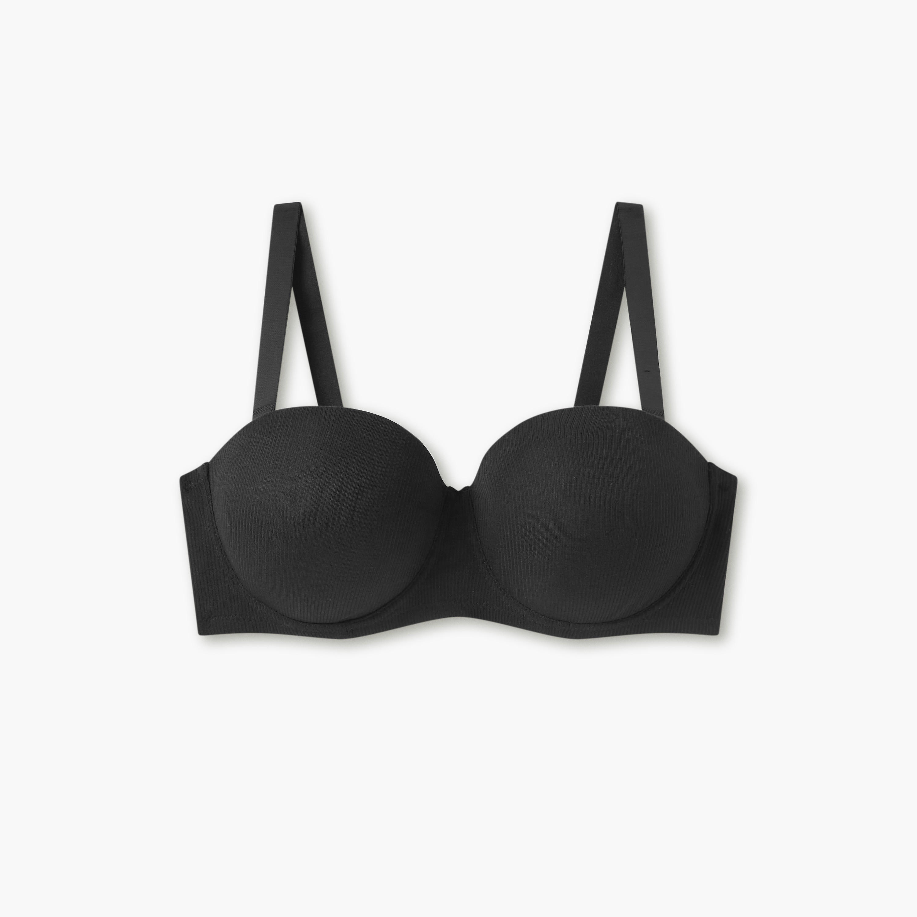 صدرية بالكونيت مضلعة بخطاف إغلاق-women-clothing-lingerie-bras-image-1