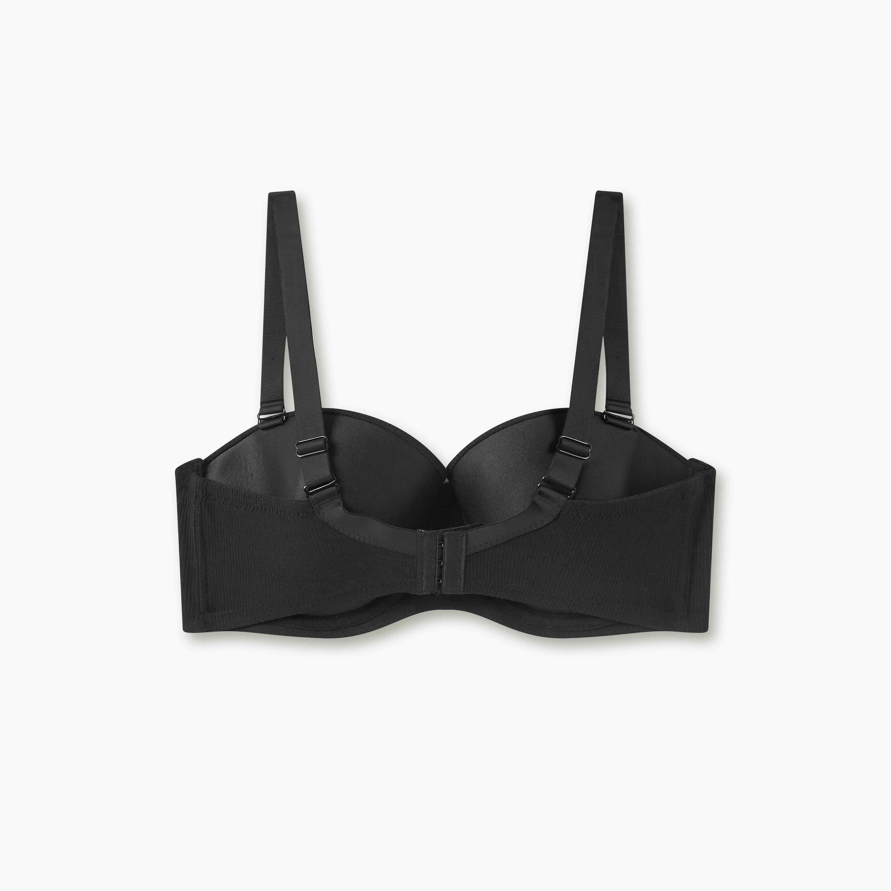 صدرية بالكونيت مضلعة بخطاف إغلاق-women-clothing-lingerie-bras-image-2