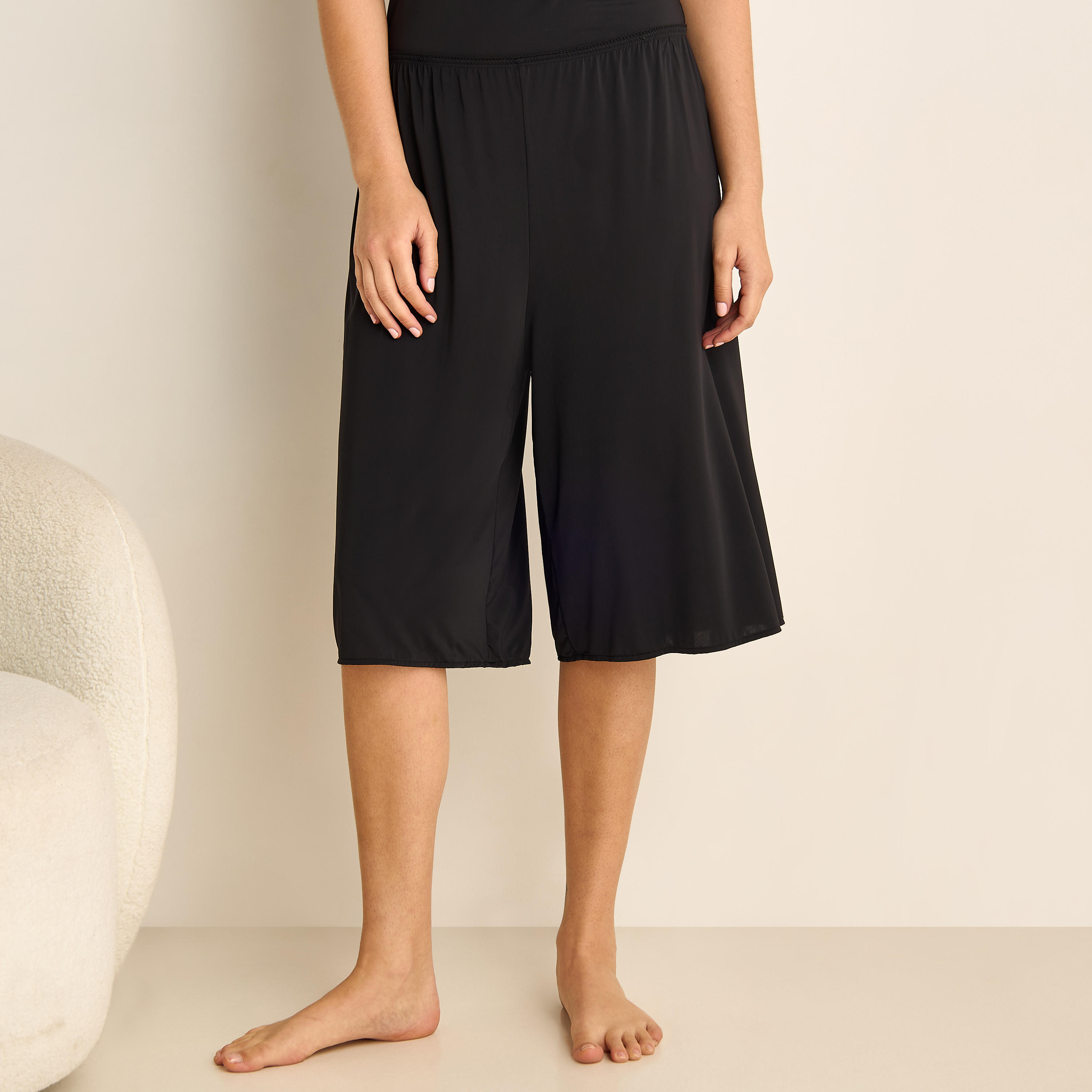 سروال داخلي قصير بقصّة ضيقة وخصر مطاطي-women-clothing-lingerie-shapewear-image-1