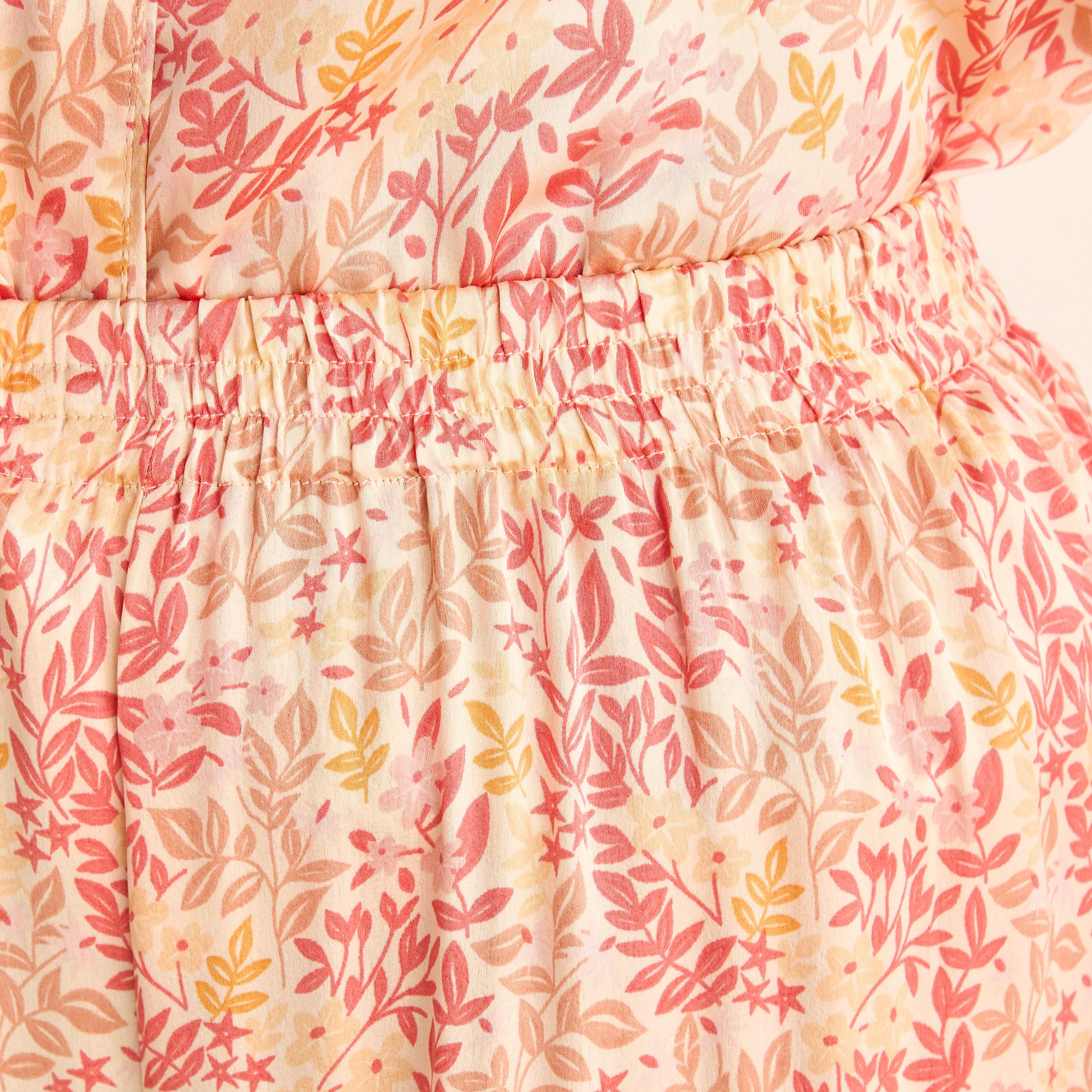 طقم بنطلون بيجاما بخصر مطاطي وقميص بياقة كامب وطبعات زهرية-women-clothing-nightwear-pyjamas-longsets-image-6