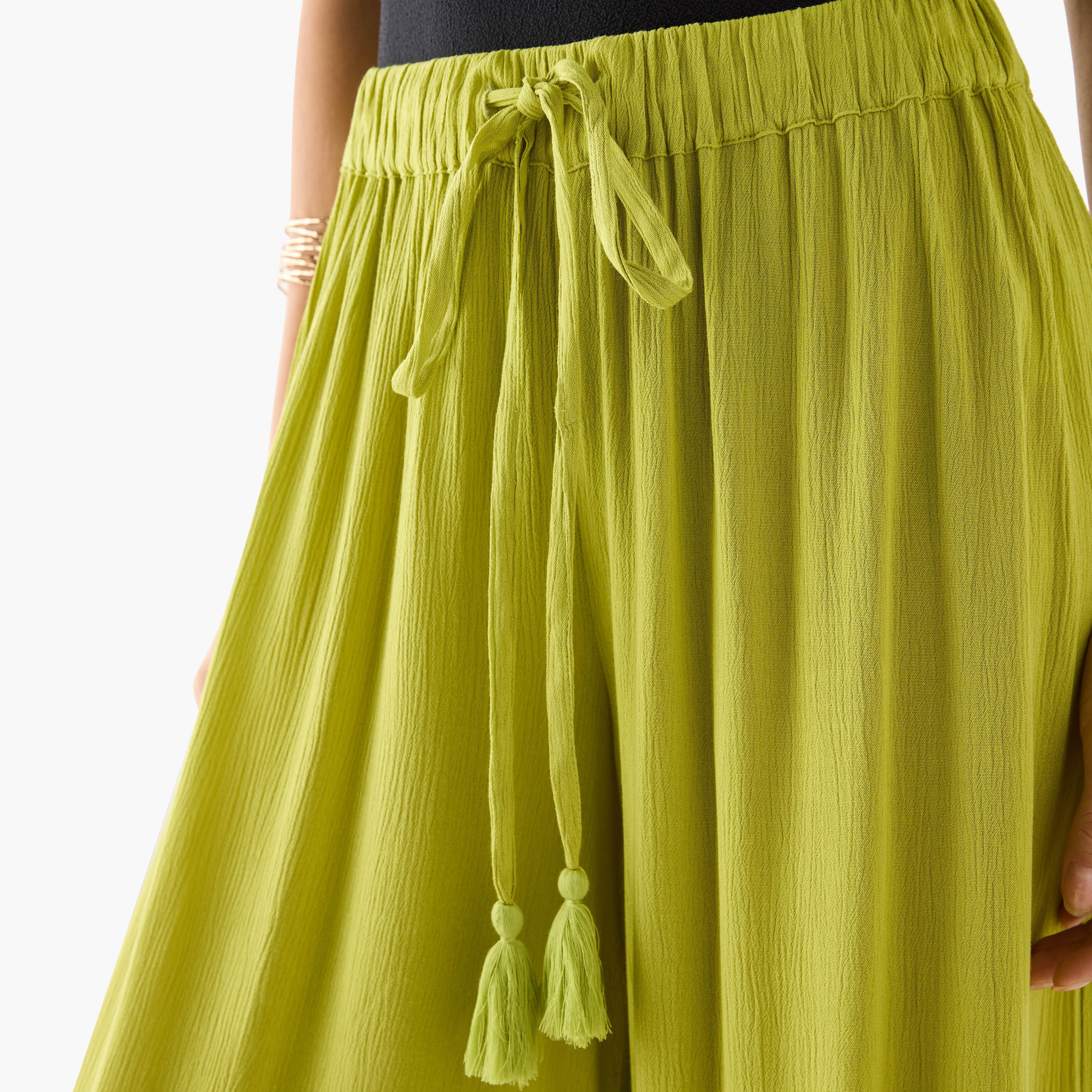 بنطلون بلازو بارز الملمس برباط إغلاق-women-clothing-swimandbeach-beachwear-image-16